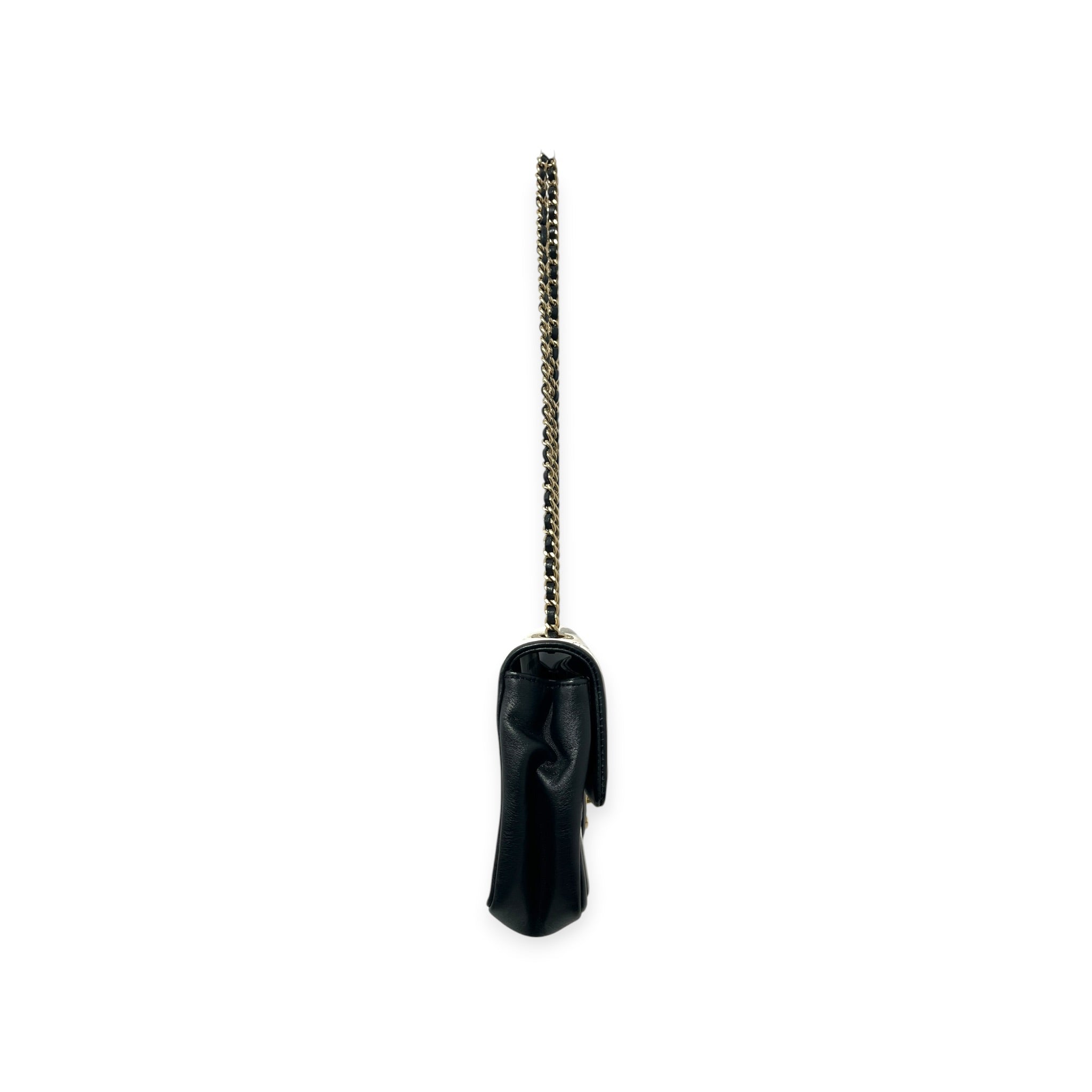 CHANEL/Bag/Lambskin/BLK/2014 LAGERFELD view 3