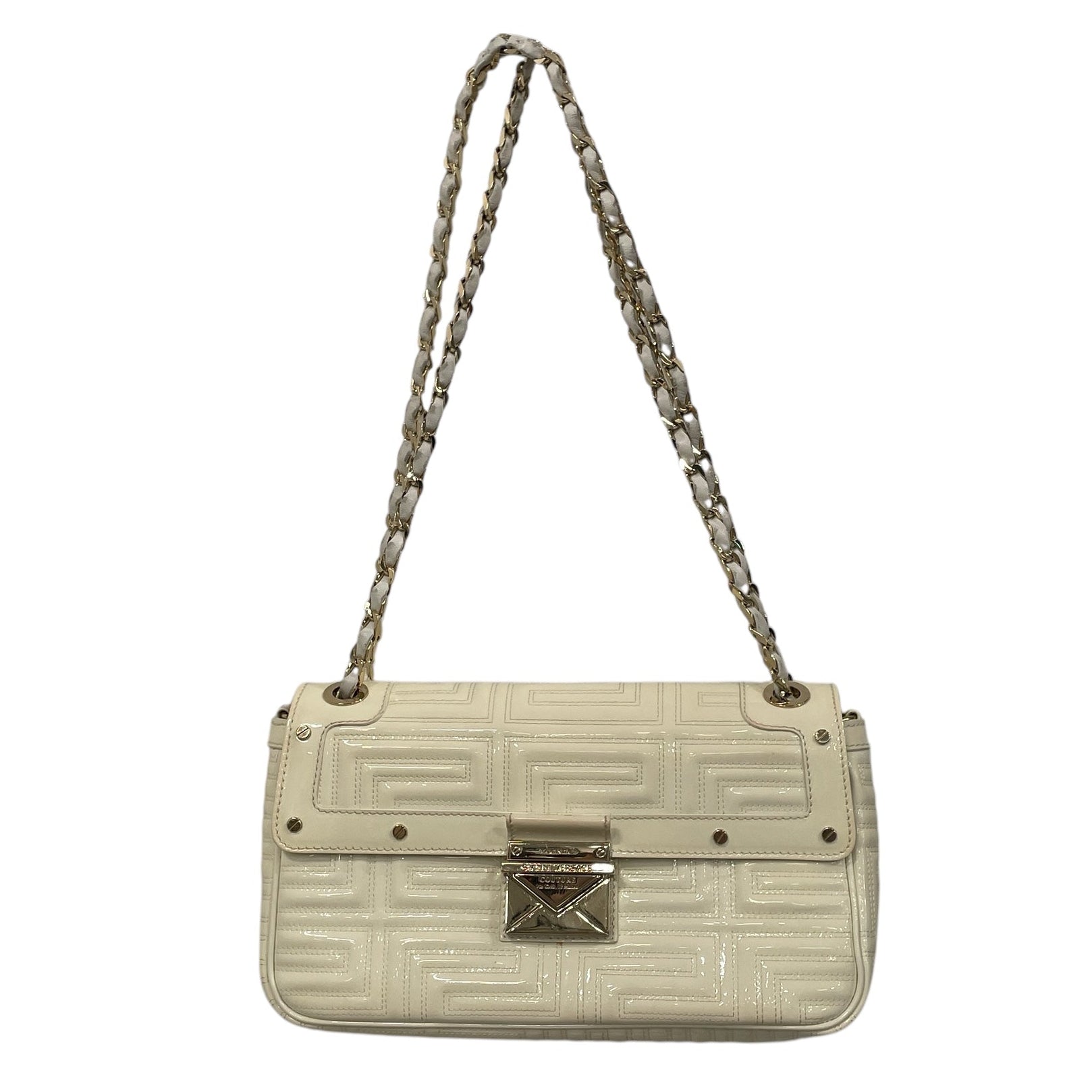 GIANNI VERSACE/Bag/WHT/Patent Leather Quilted view 1