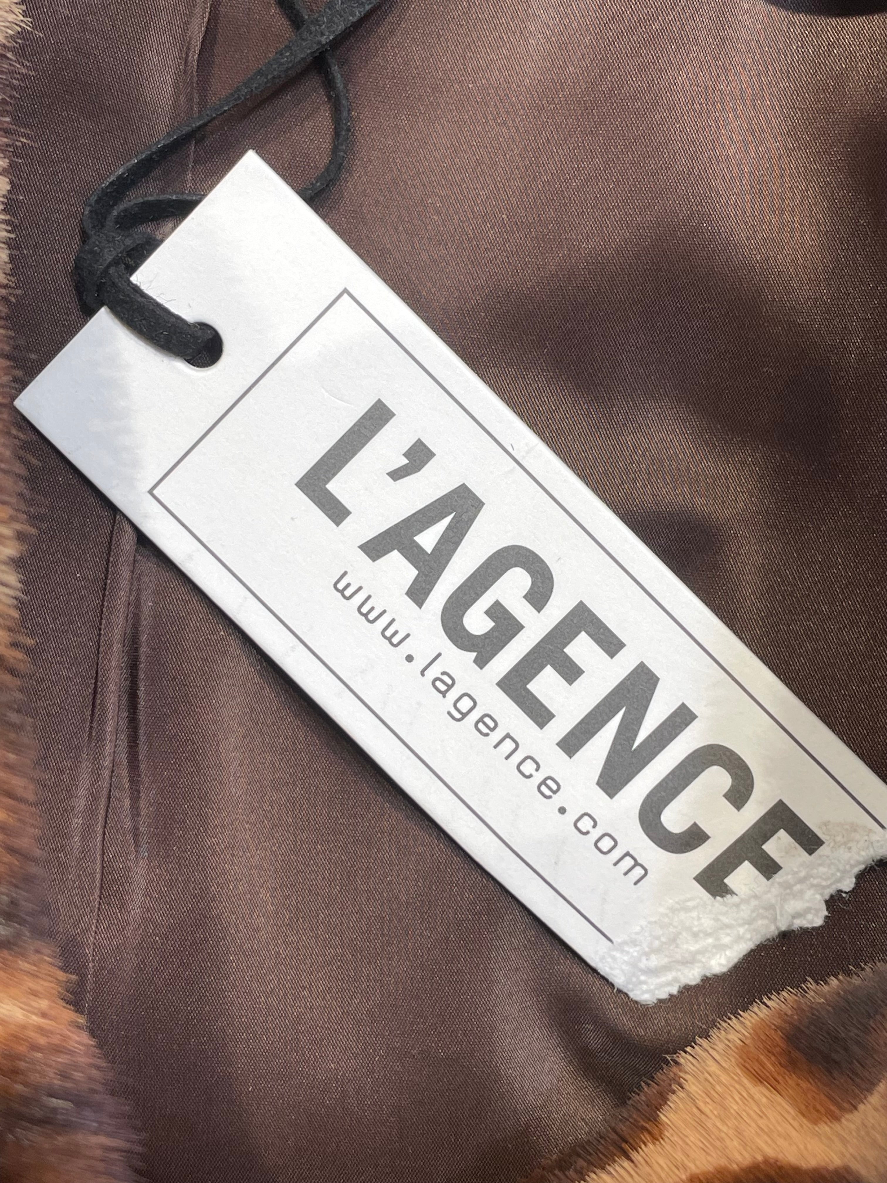 L'AGENCE/Riders Jkt (S)/XS/Leopard/Leather/CML/ view 5