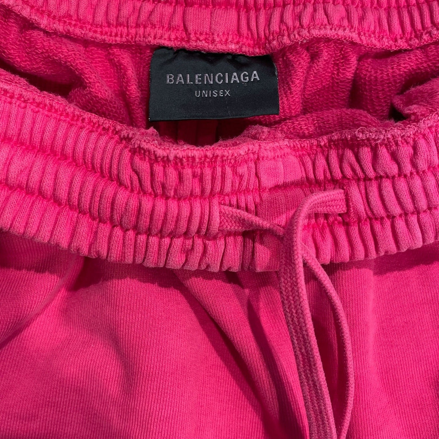 BALENCIAGA/Shorts/S/Cotton/PNK/2022 BRIGHT CORAL SWEATSHORT view 3