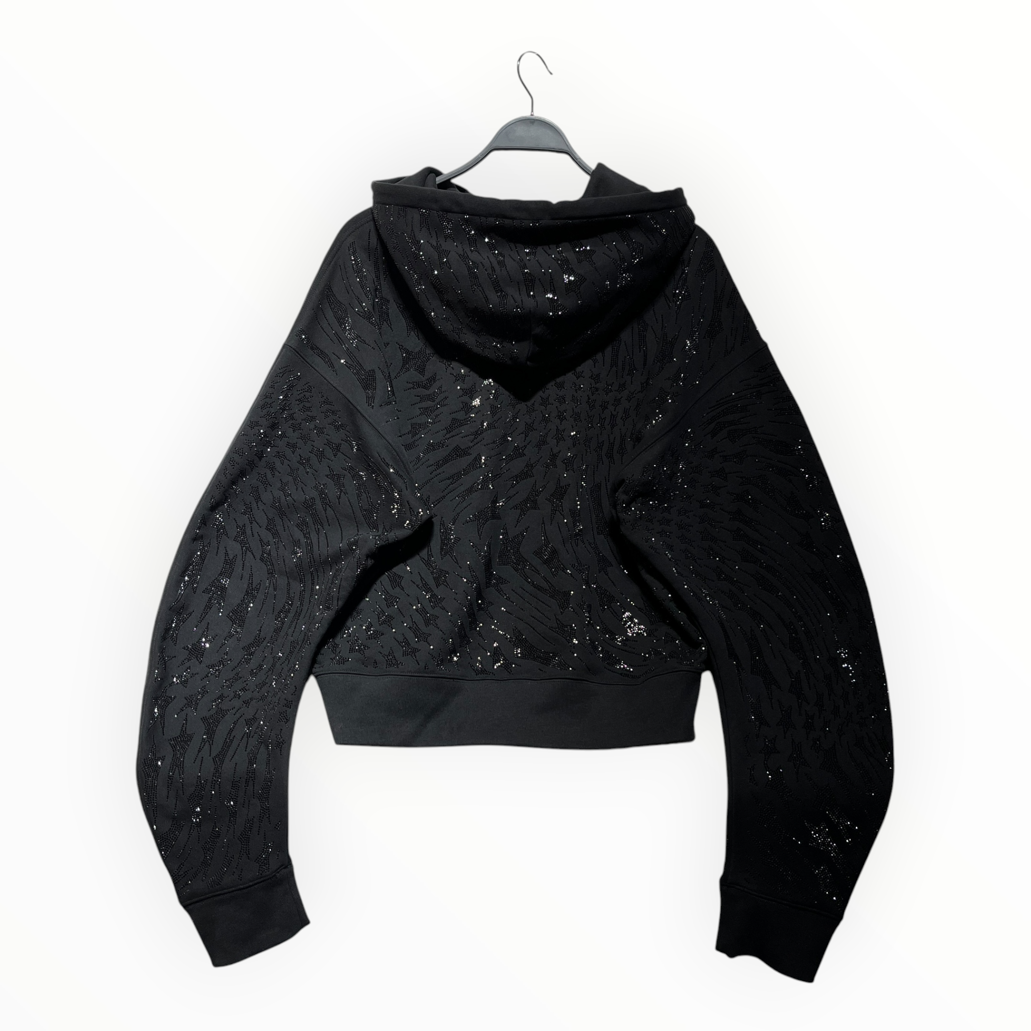 MUGLER/Hoodie/L/Polyester/BLK/gemstone view 2