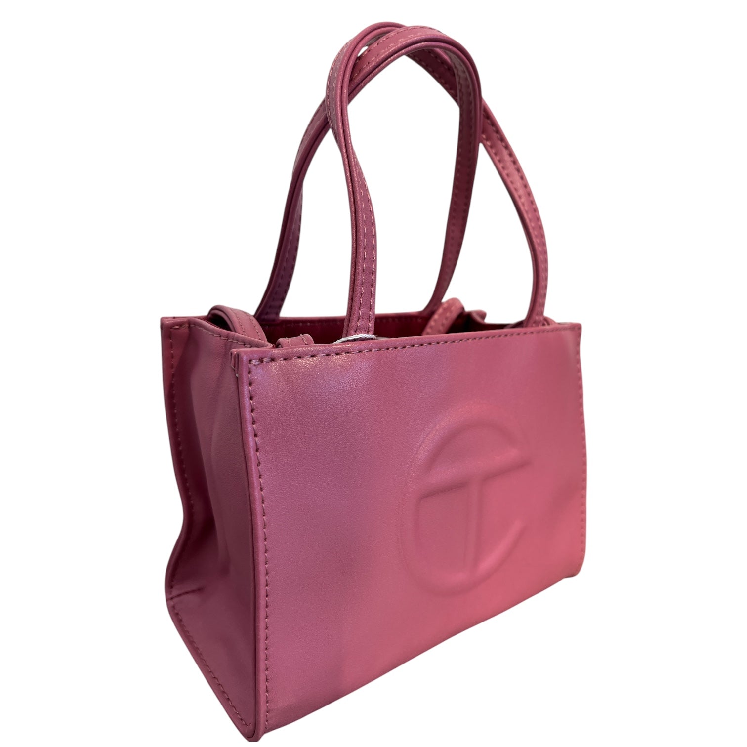 Telfar/Tote Bag/Leather/PNK/MINI TELFAR TOTE view 4