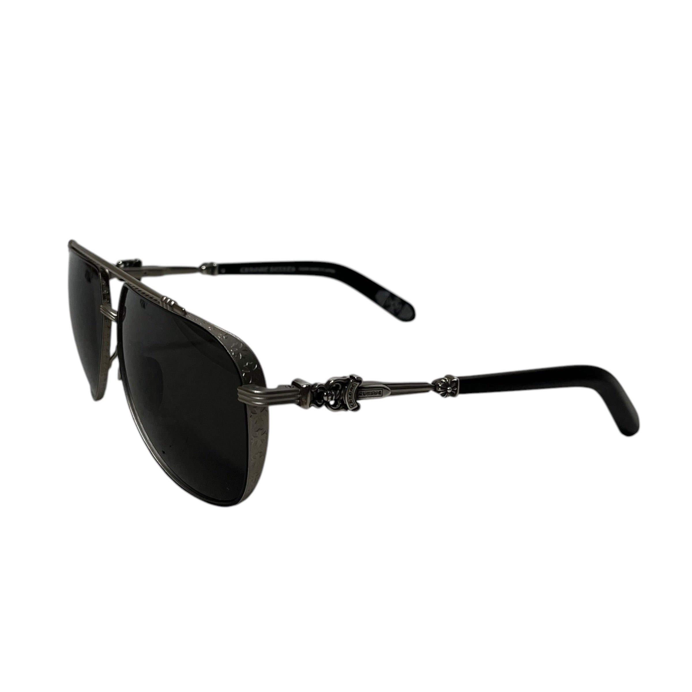 CHROME HEARTS/Sunglasses/Metal/SLV/ARMADILDOE view 2