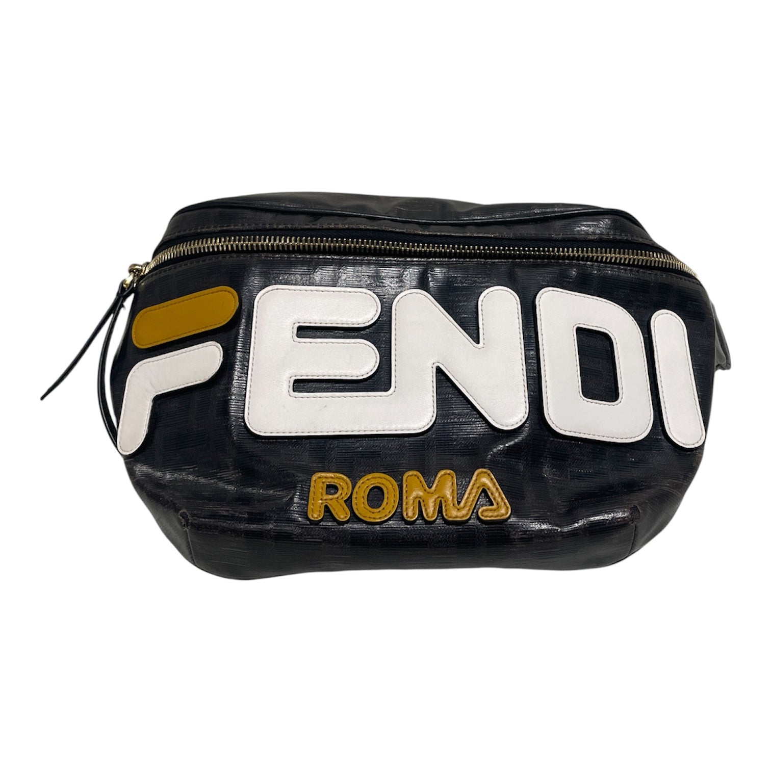FENDI/FILA/Fanny Pack/BLK/BLK/PUFF LOGO EMBROIDERY view 1