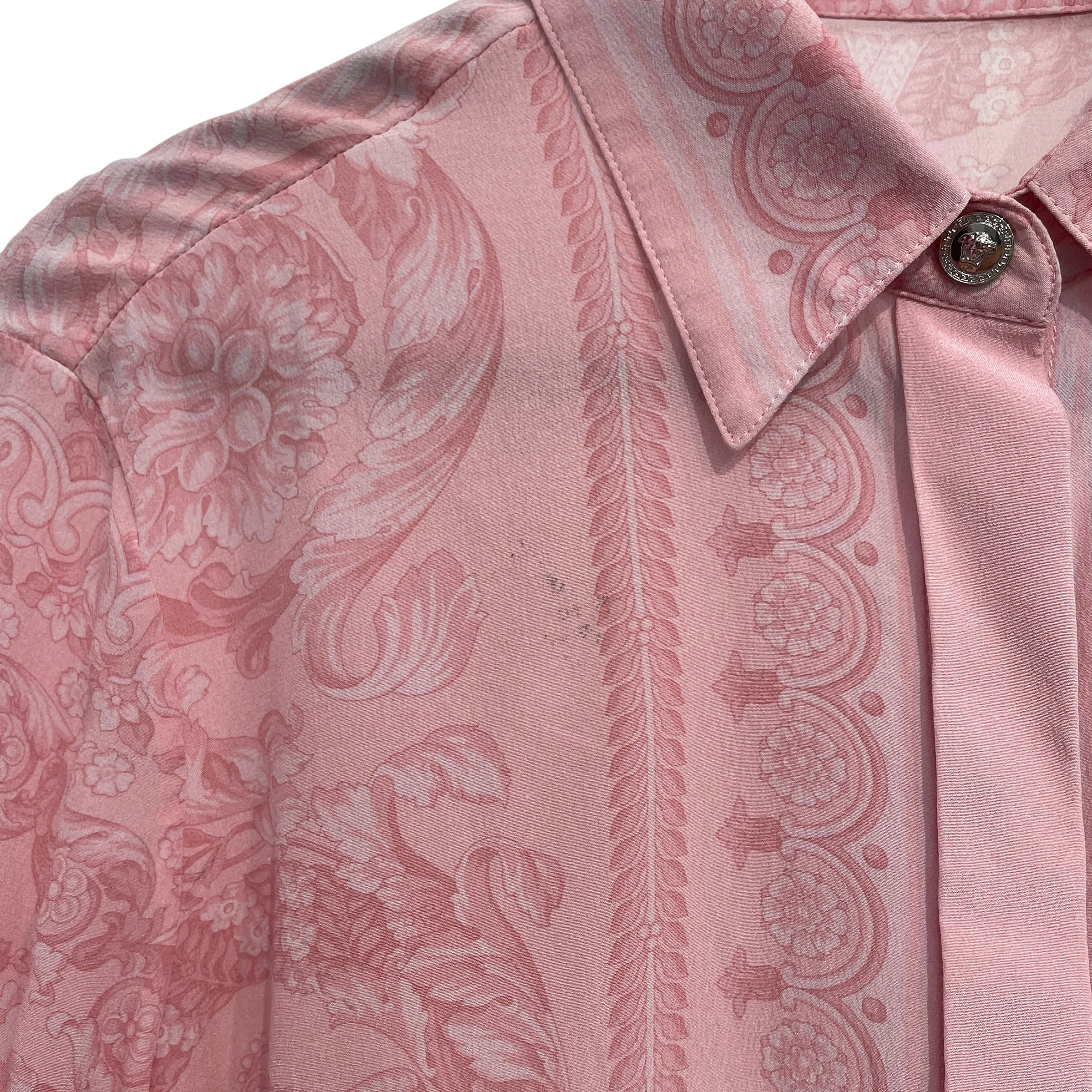 VERSACE/Shirt/38/All Over Print/Silk/PNK/1001360 view 3