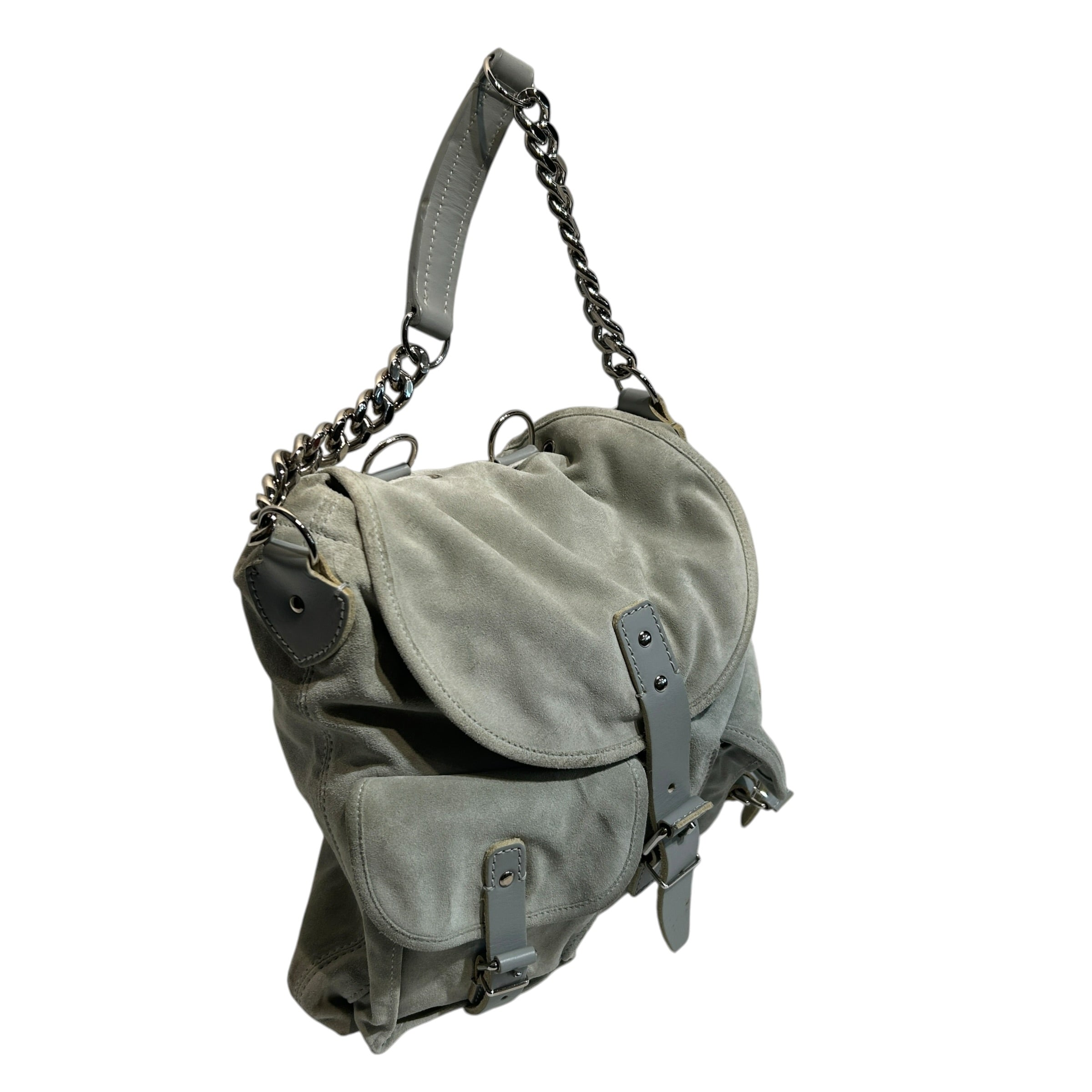 BALENCIAGA/Bag/Suede/GRY/Cargo Pockets view 6