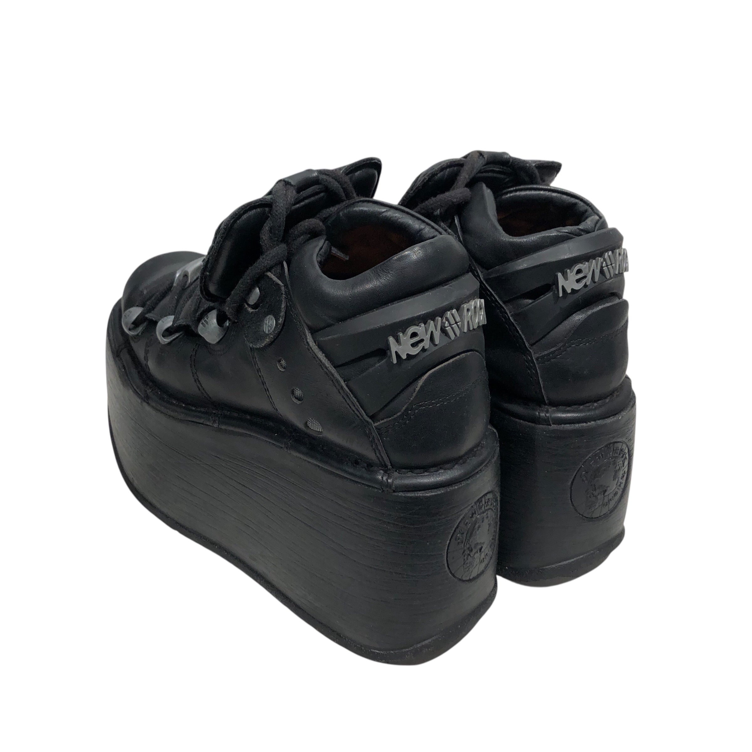 NEW ROCK/Boots/US 9/Leather/BLK/ view 2