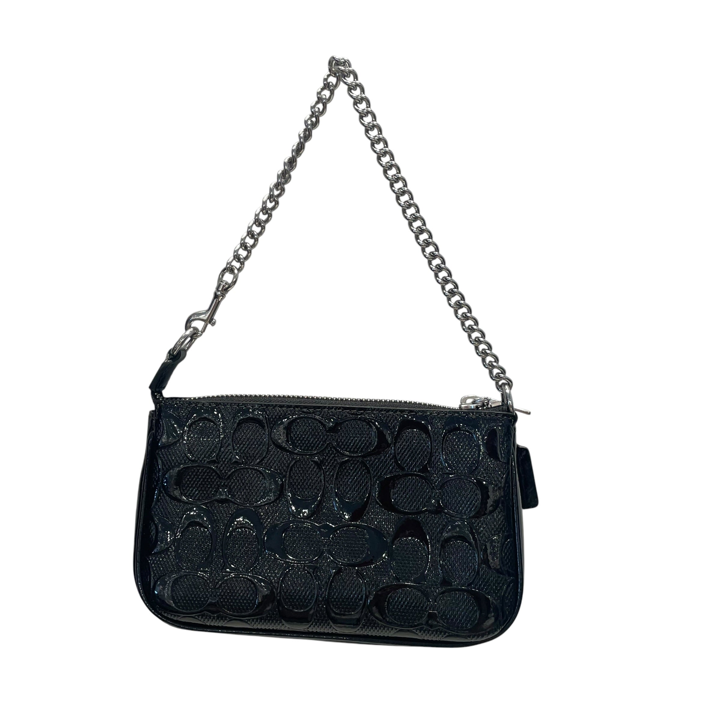 COACH/Hand Bag/Leather/BLK/Nolita 19 W/ Heart Charm view 2