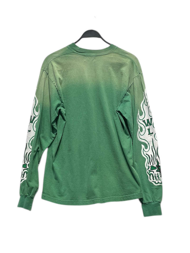 WARREN LOTAS/LS T-Shirt/M/Cotton/GRN/WARREN LOTASxCELTICS IN GREEN