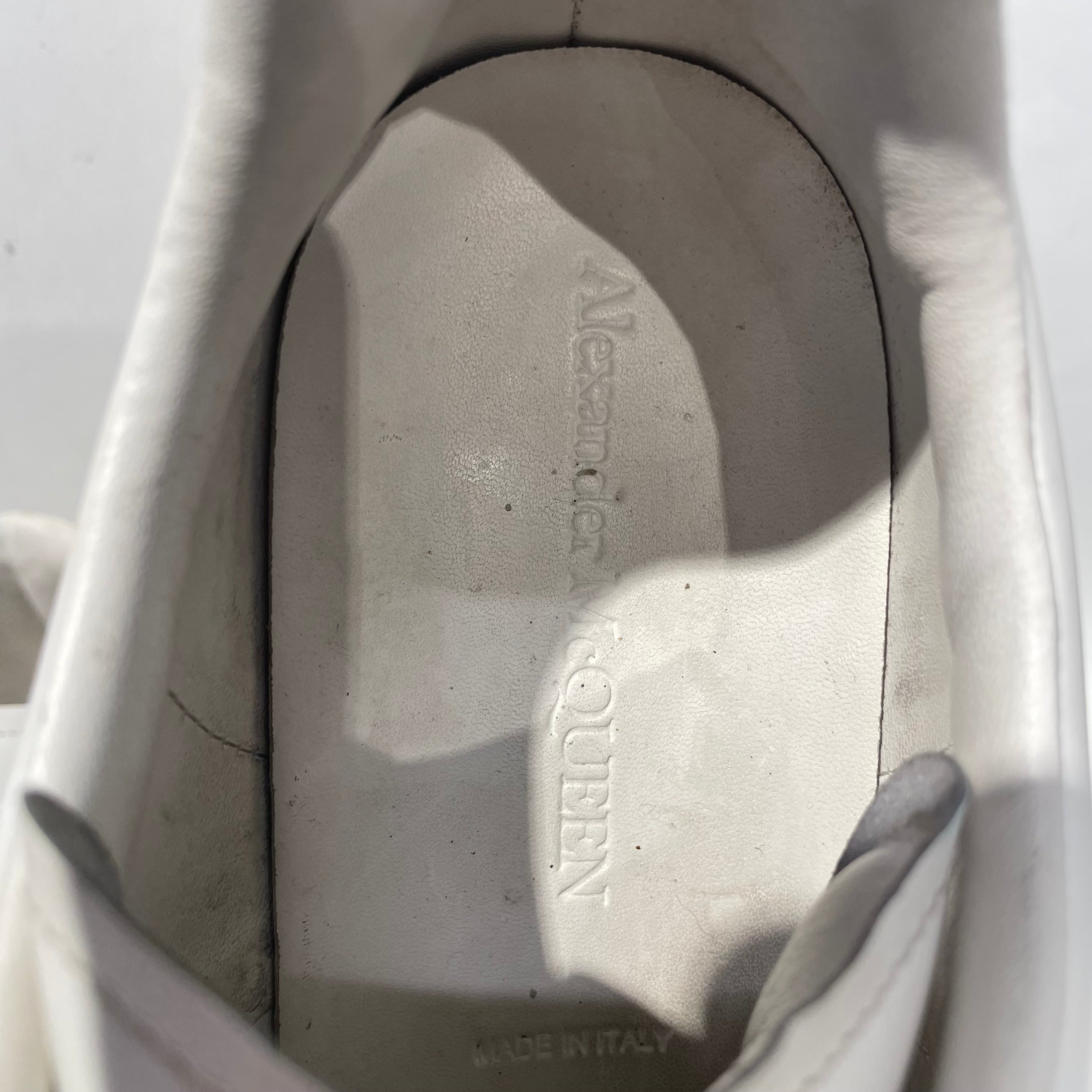 Alexander McQueen/Low-Sneakers/EU 44/Cotton/WHT/ view 4