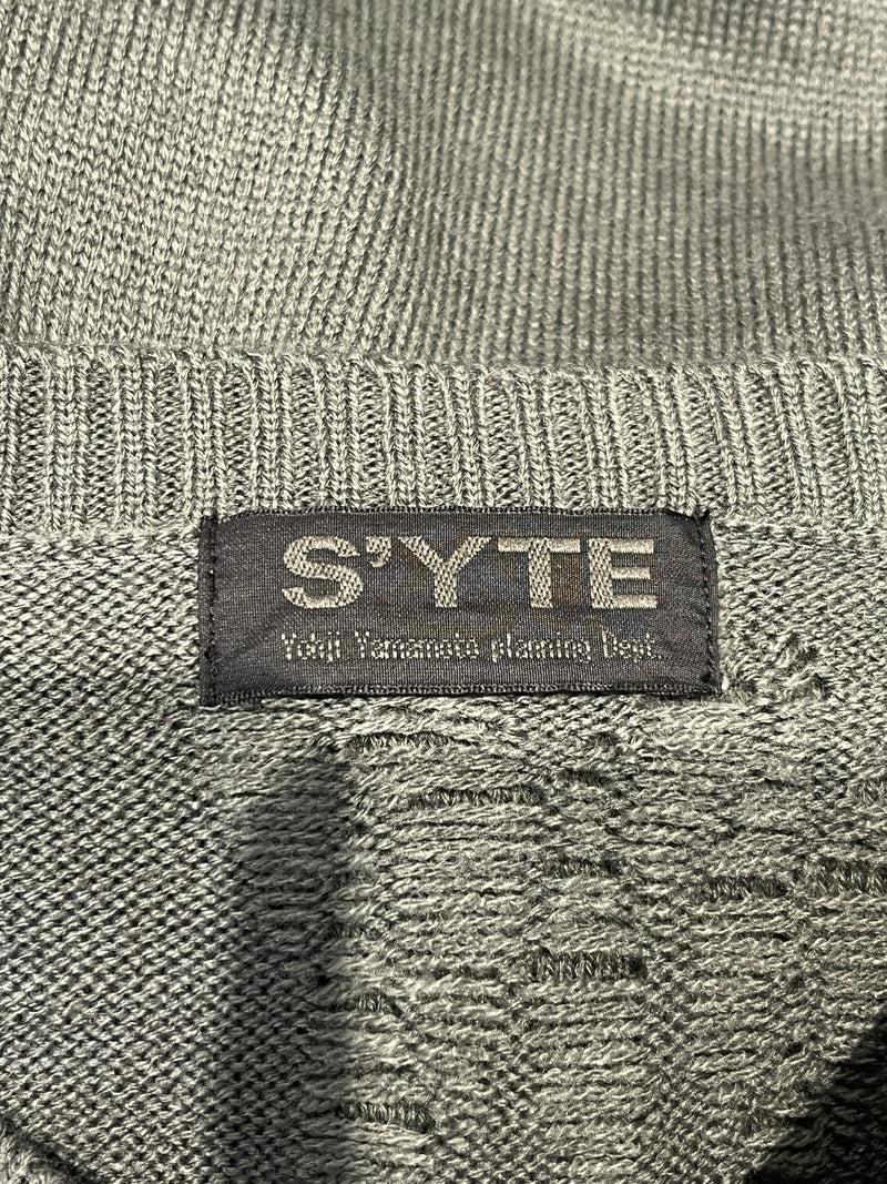 YOHJI YAMAMOTO/Sweater/Cotton/GRN/