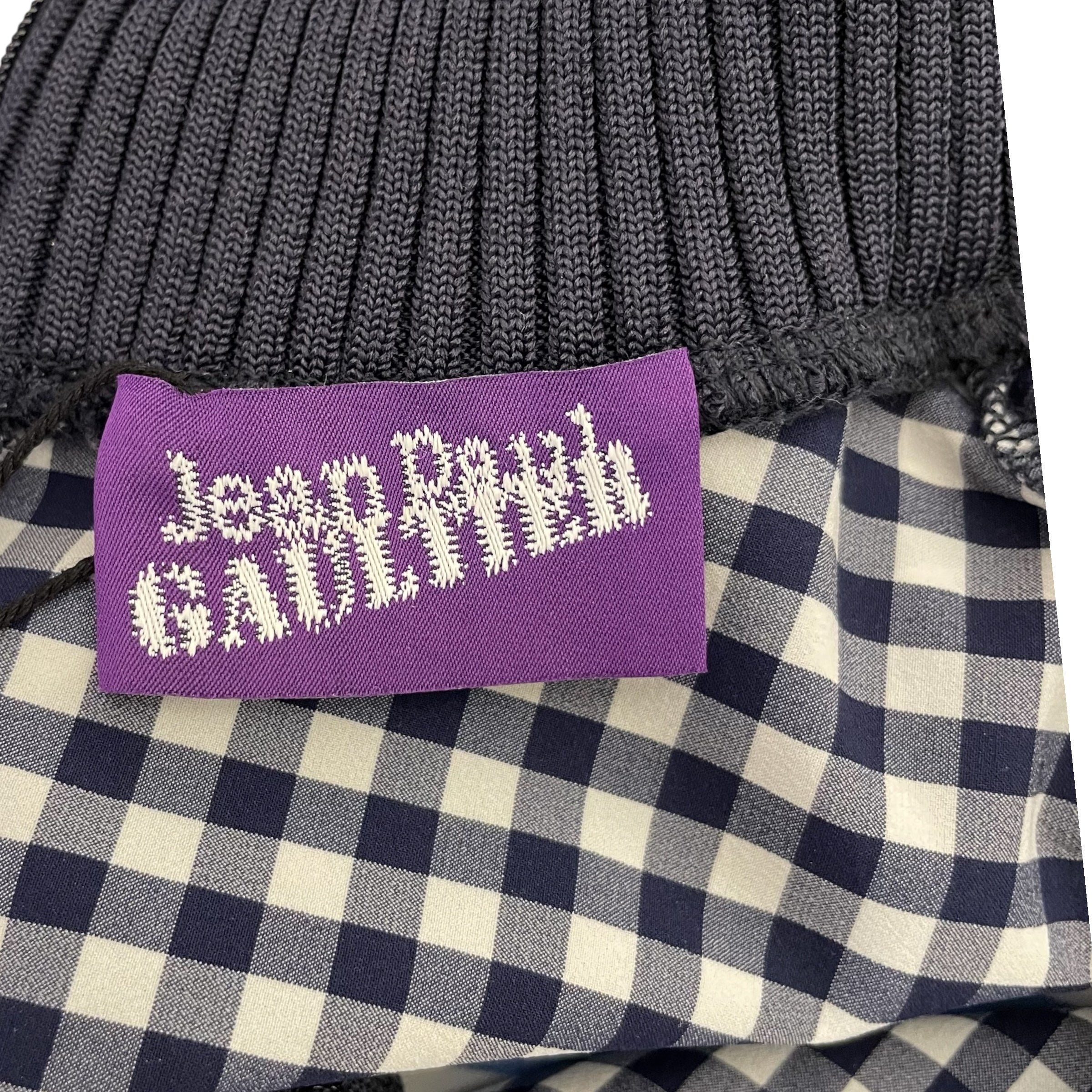 Jean Paul Gaultier/LS Blouse/XS/Stripe/Polyester/NVY/THE VICHY AND TARGET TOP view 3