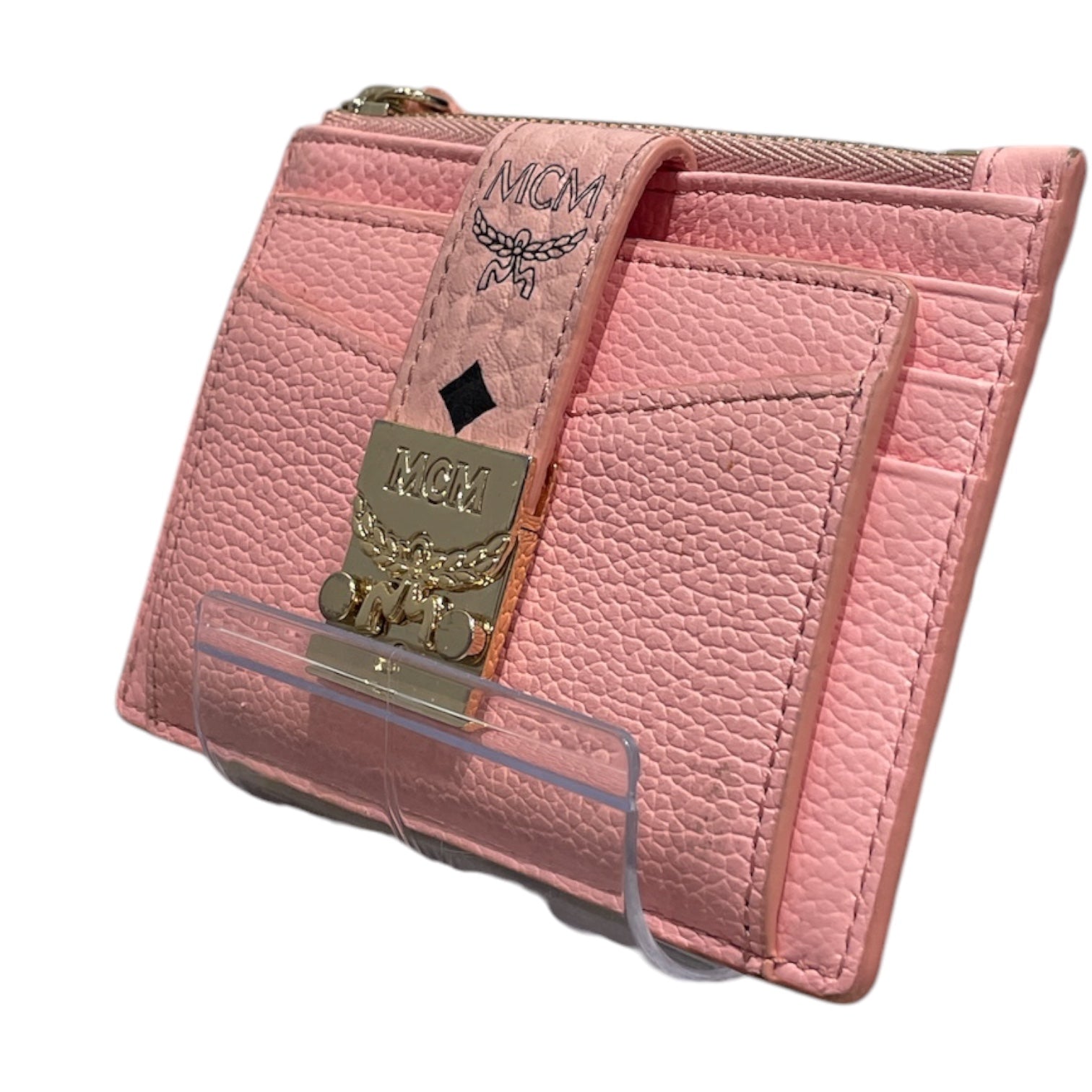 MCM/Coin Wallet/Leather/PNK/L's/ view 2