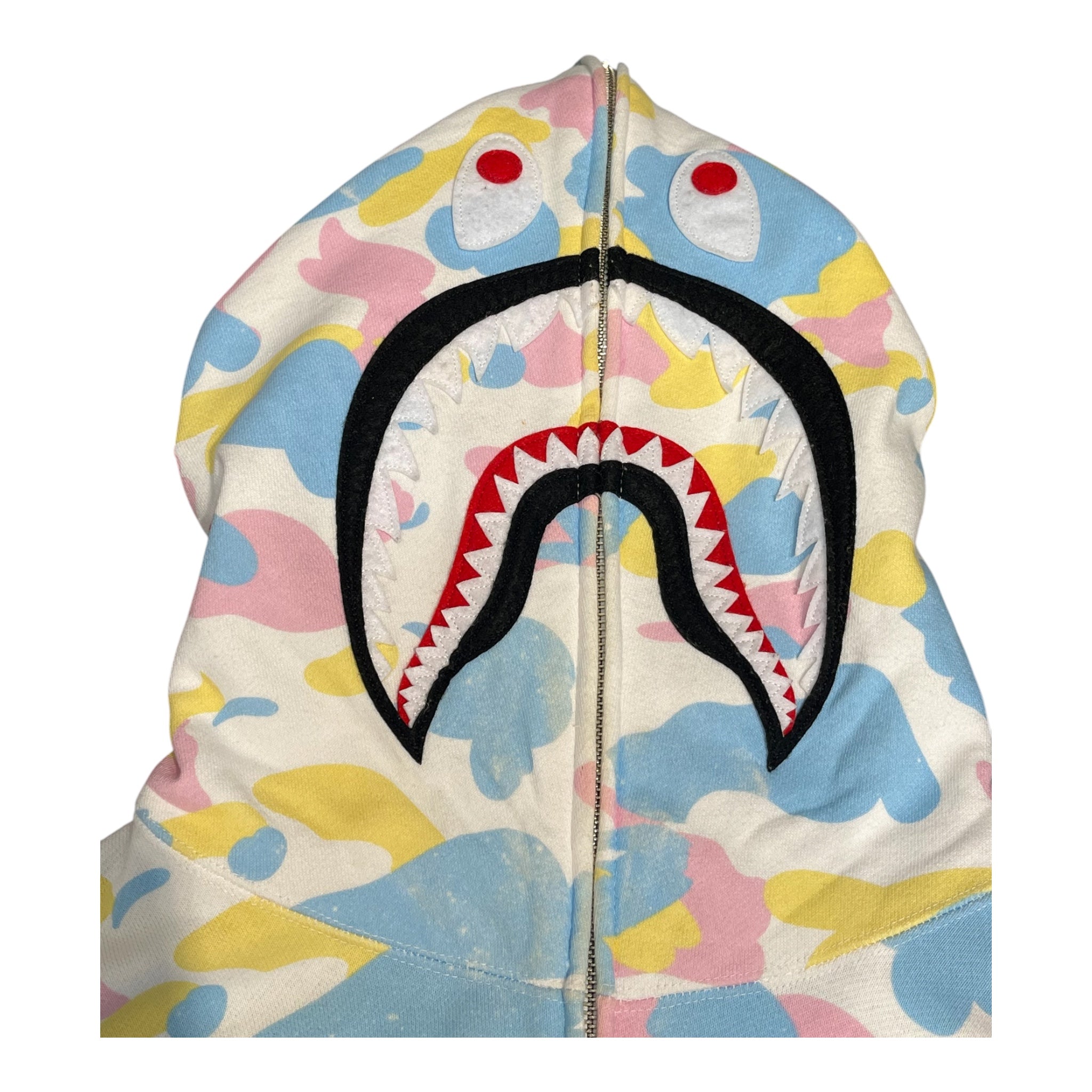 A BATHING APE/Zip Up Hoodie/L/Camouflage/Cotton/MLT/COTTON CANDY CAMO PONR view 5