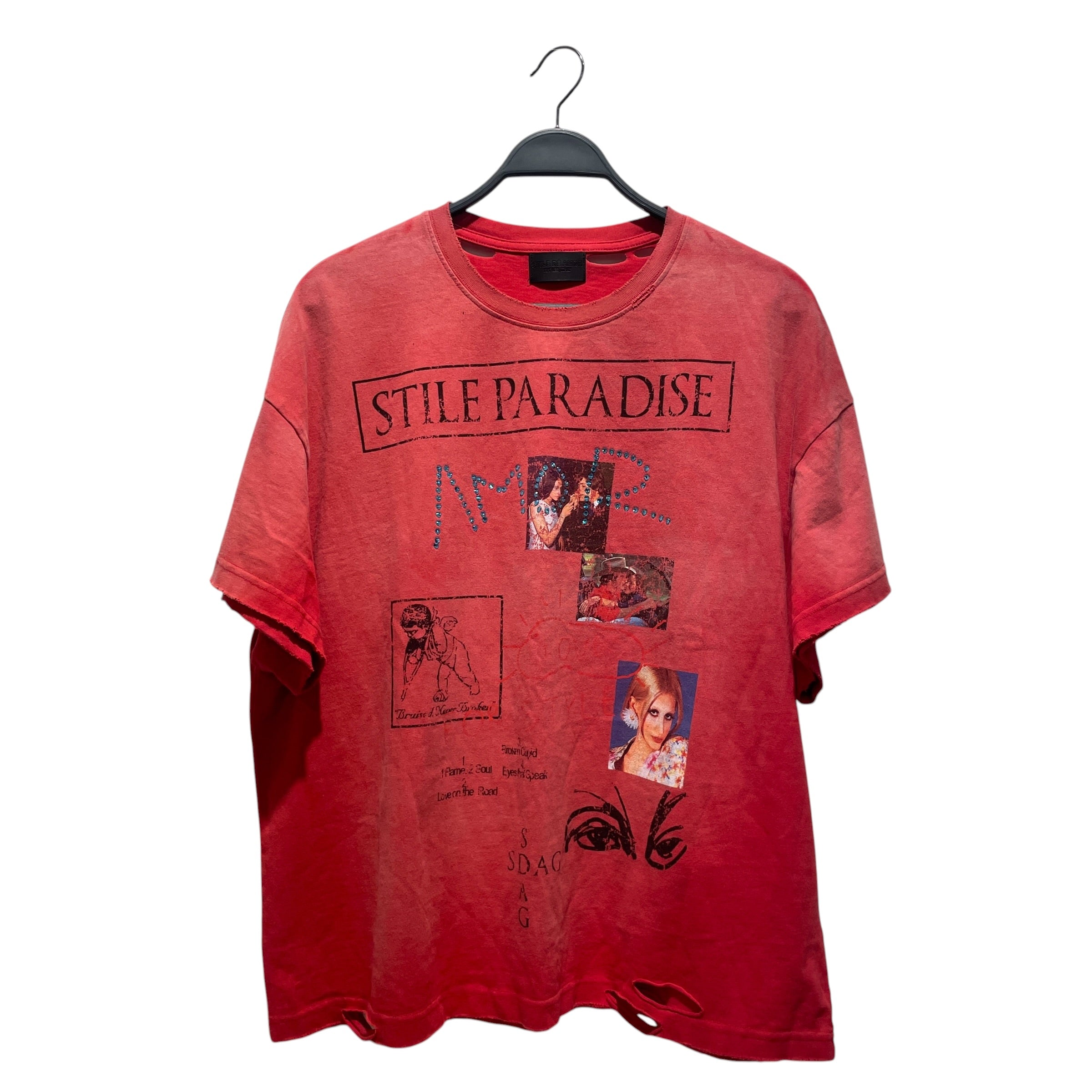 stile paradise/T-Shirt/L/Cotton/RED/AMOR view 1