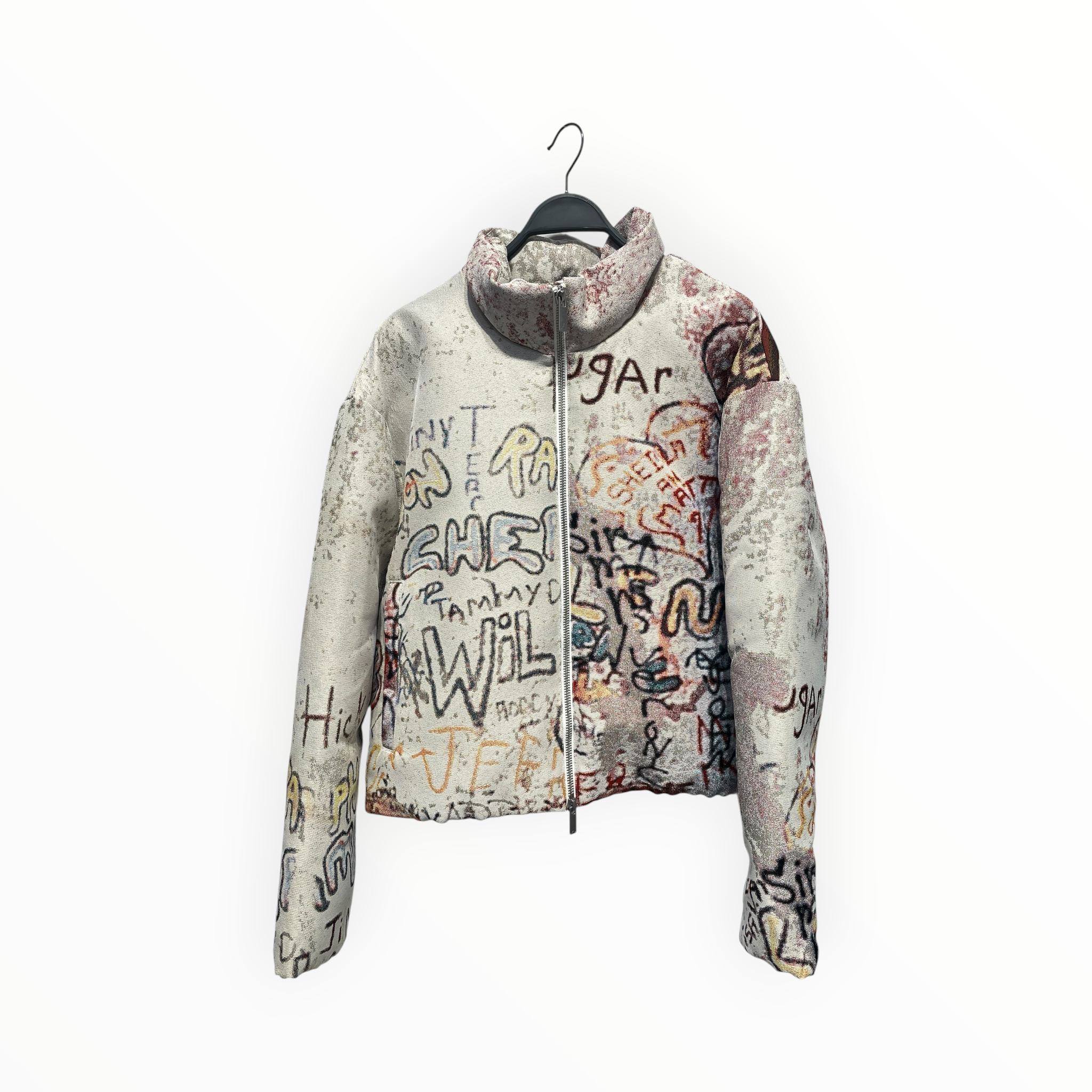 JORDAN BRAND/Puffer Jkt/M/Cotton/BRD/All Over Print/Graffiti view 1