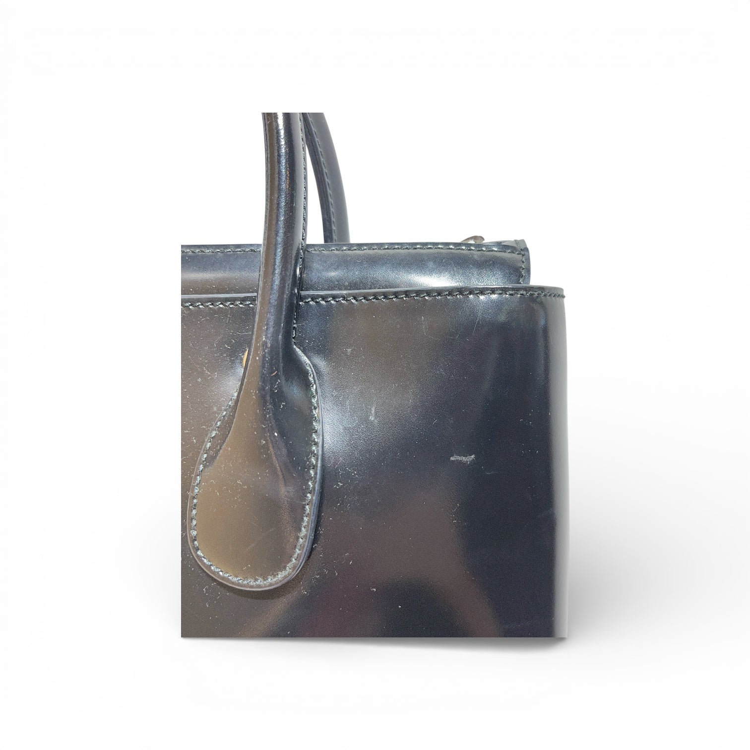 TOD'S/Tote Bag/Leather/BLK/Leather D Bag view 6