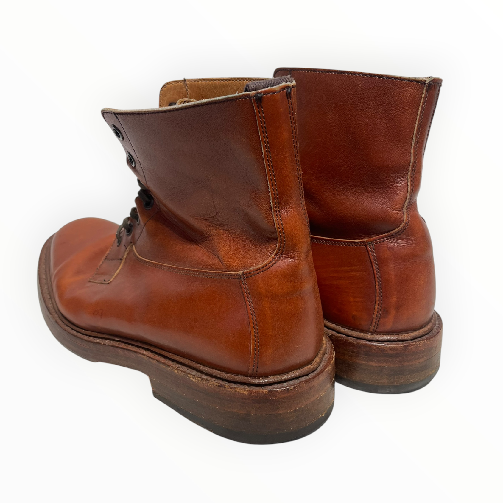 Tricker's/Lace Up Boots/US 8.5/Leather/BRW/made in england view 2