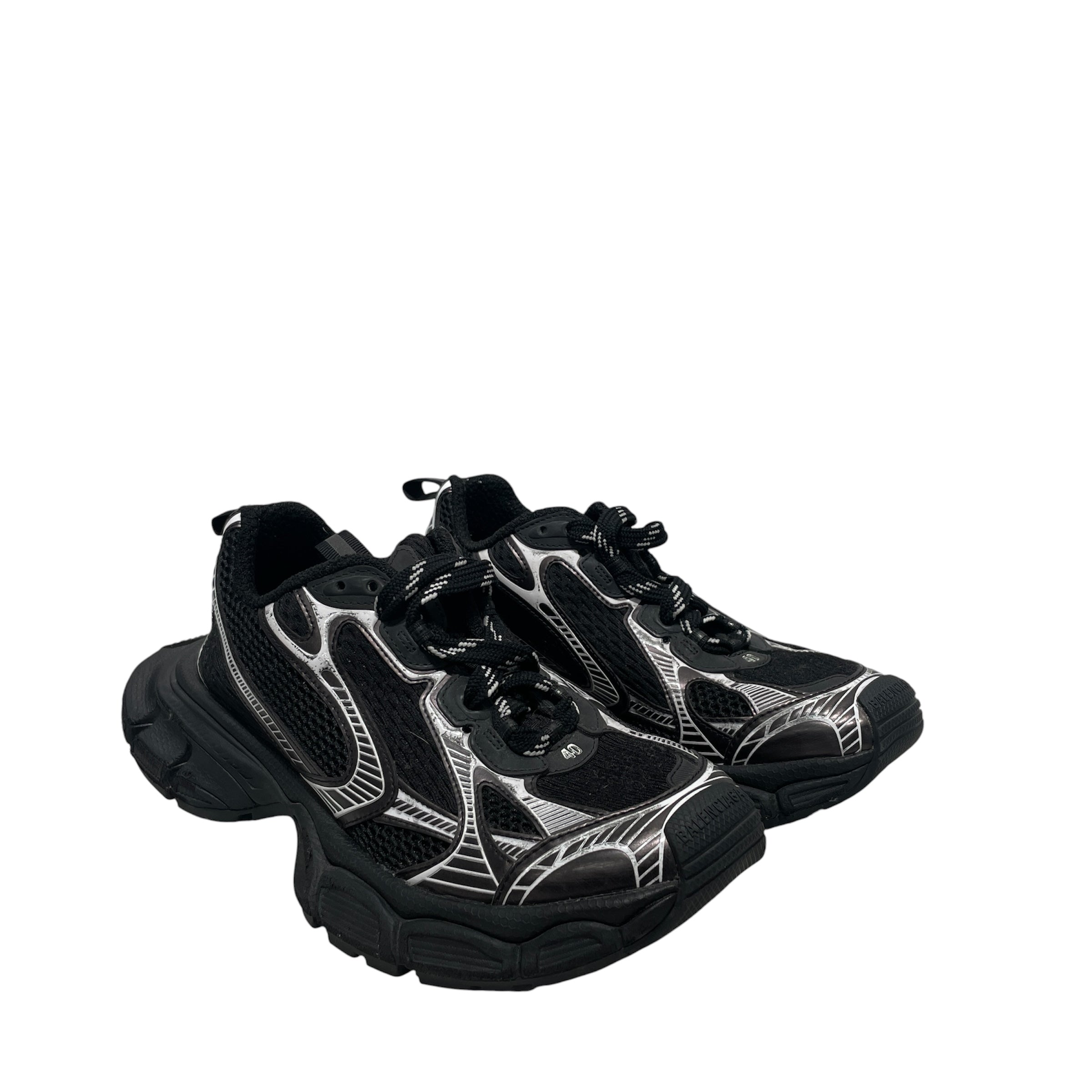 BALENCIAGA/Low-Sneakers/EU 40/Acrylic/BLK/3XL view 1