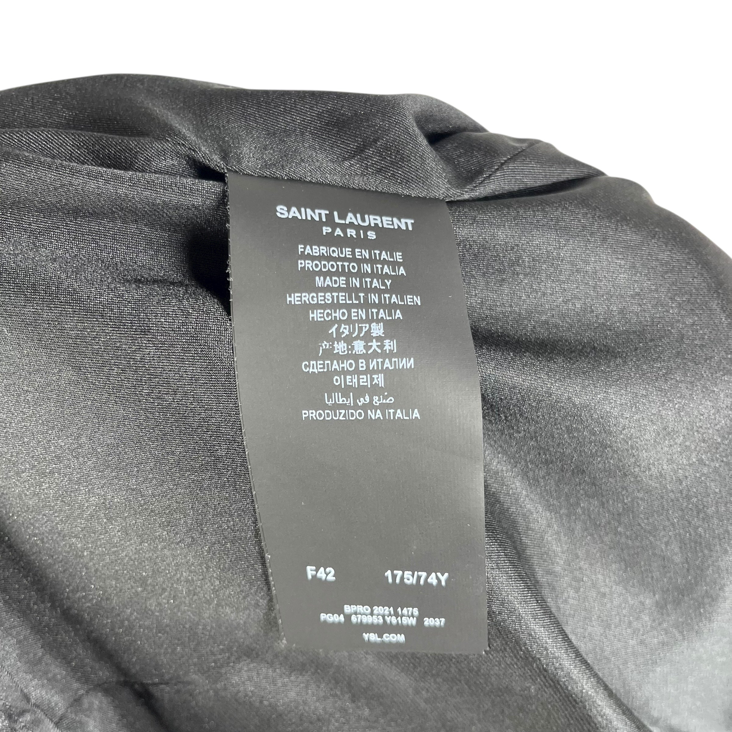 SAINT LAURENT/Pants/42/Cotton/BRW/VELOUR FLARED PANTS view 4