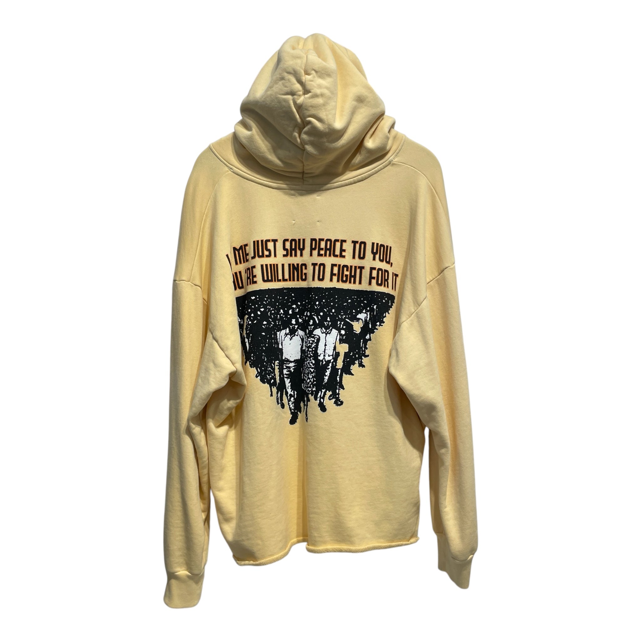 BARRIERS/Hoodie/XL/Graphic/Cotton/YEL/Pullover/ view 2