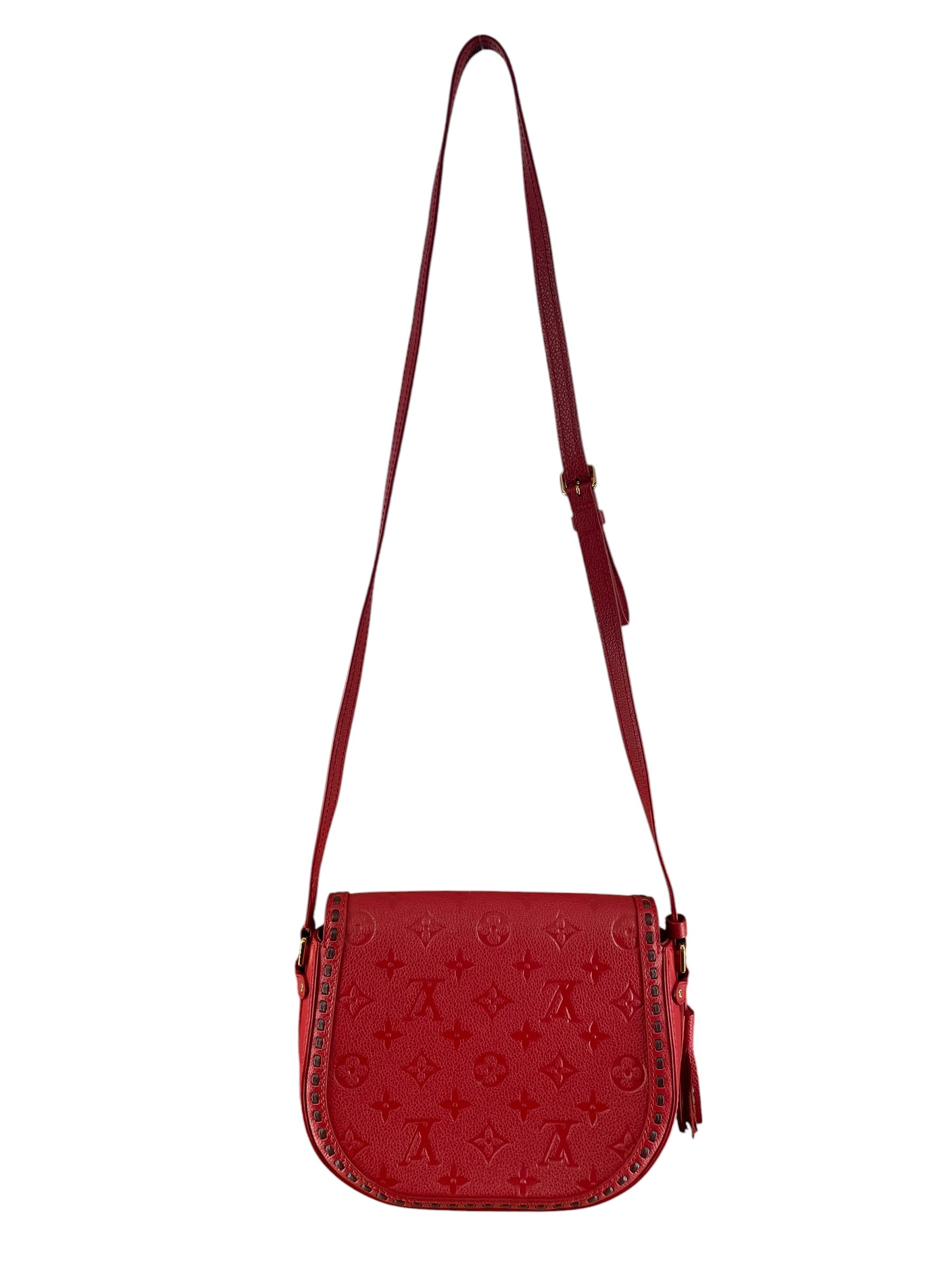 LOUIS VUITTON/Hand Bag/Monogram/Leather/RED/EMPREINTE JUNOT CROSSBODY view 2