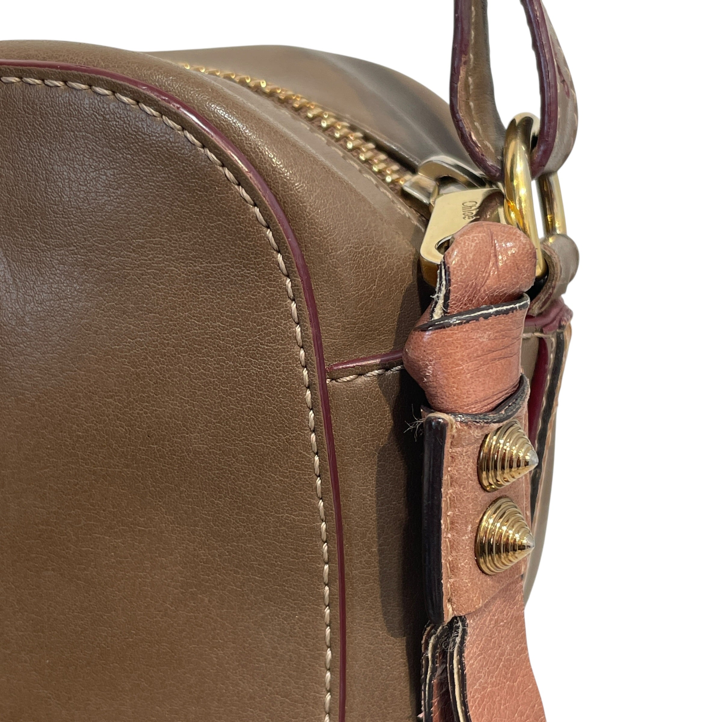 Chloe/Bag/Leather/BRW/Chole Crossbody Bag W/ Wallet view 6