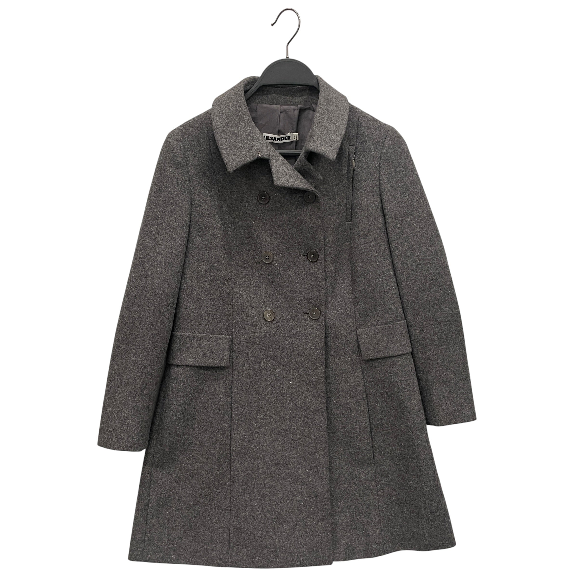 JIL SANDER/Coat/Wool/GRY/ view 1