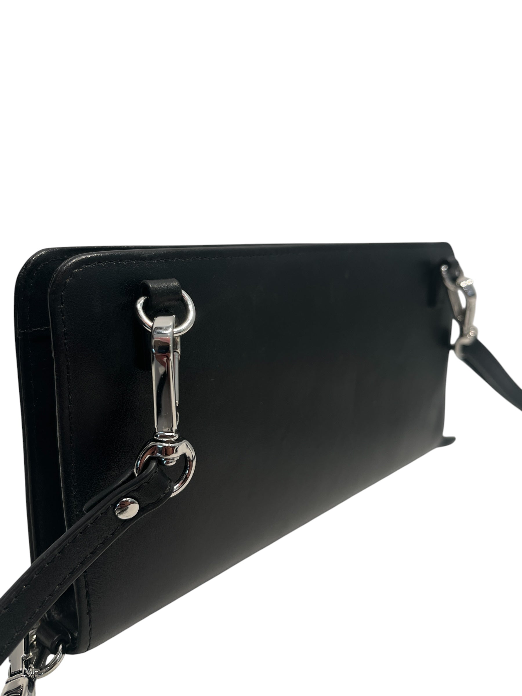 DIESEL/Cross Body Bag/Leather/BLK/BLCKDEMBLEM view 5