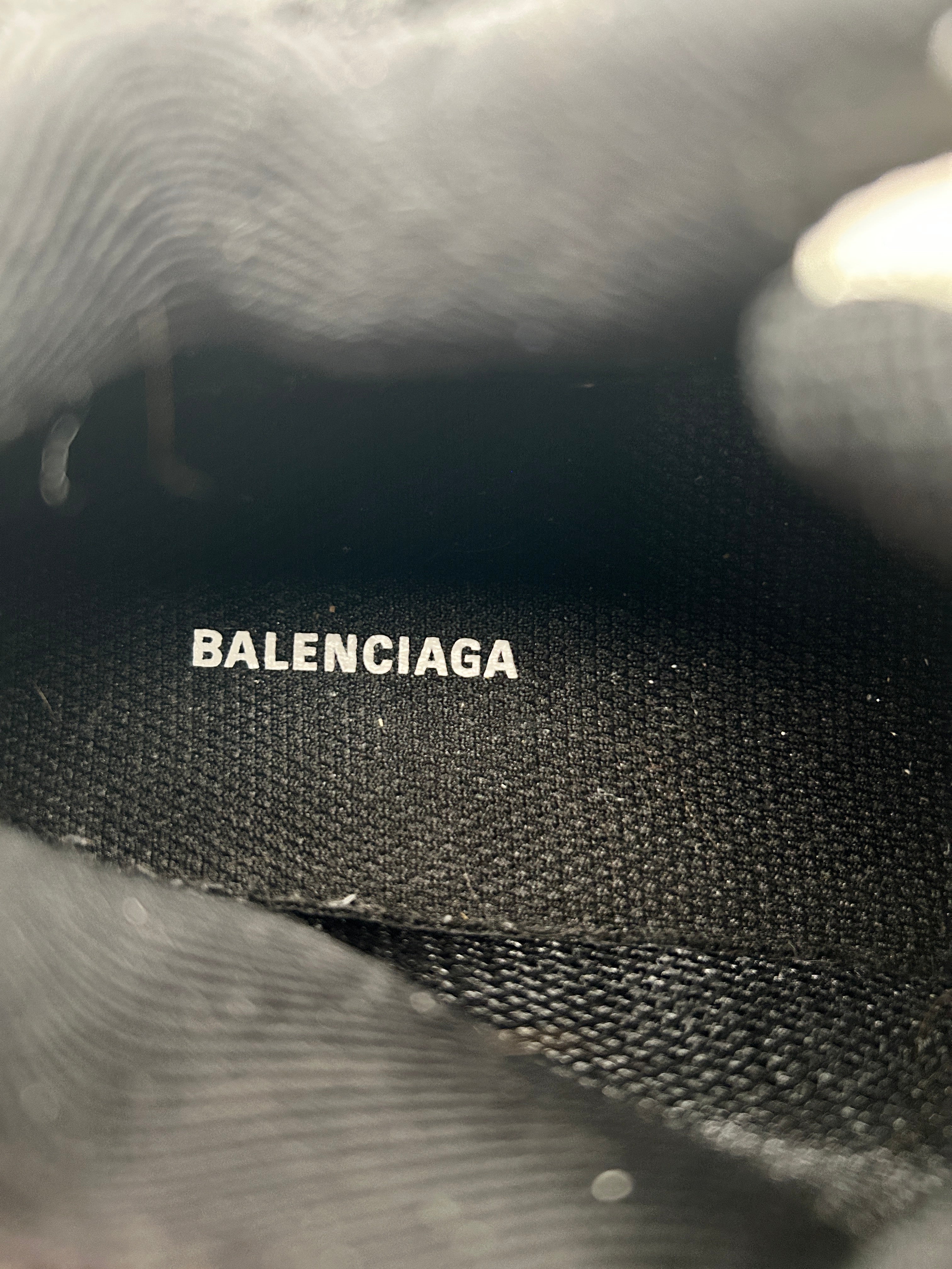 BALENCIAGA/Low-Sneakers/EU 38/Nylon/WHT/TRACK view 3