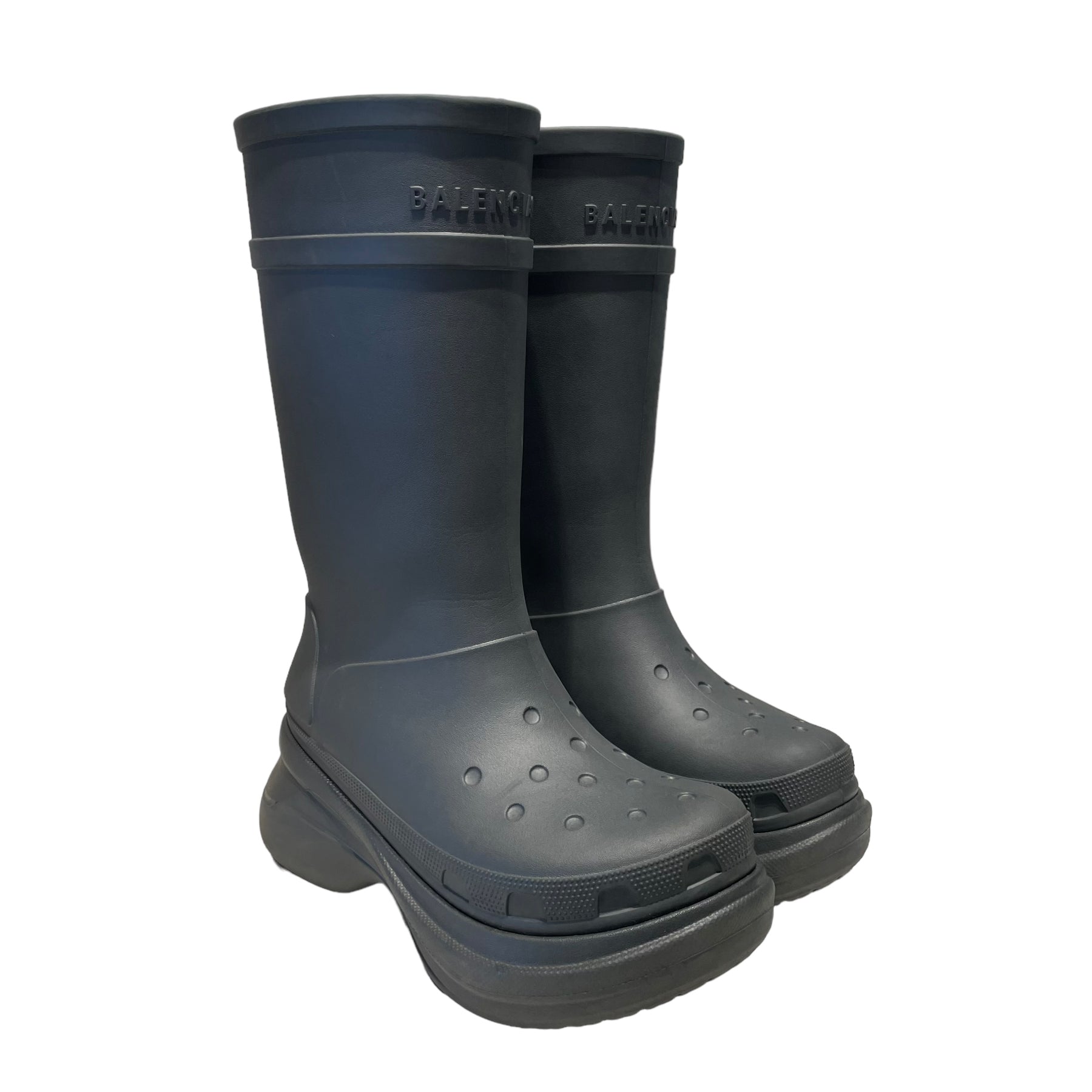 BALENCIAGA/crocs/Rain Boots/EU 42/GRY/CROCS BOOT – 2nd STREET USA