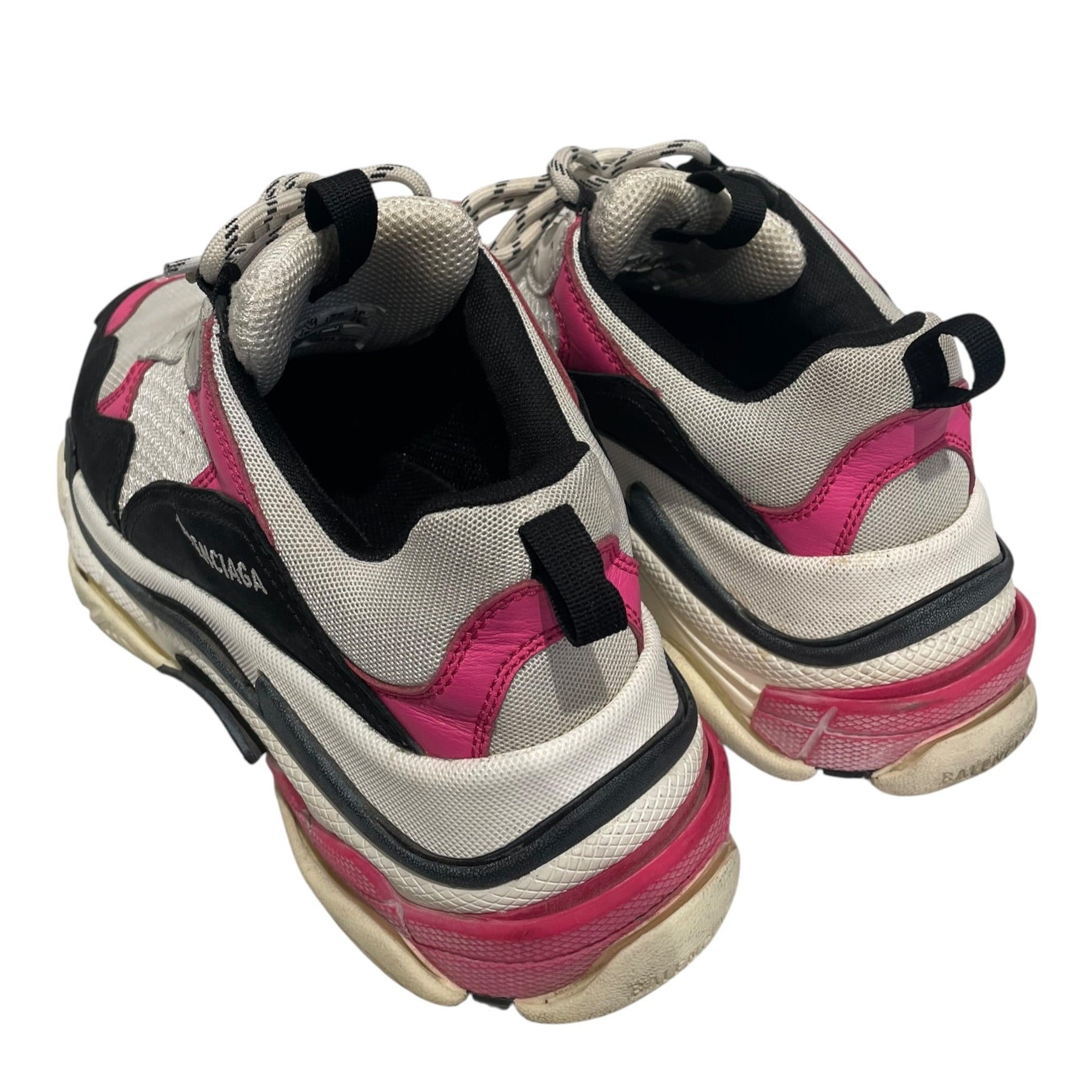 BALENCIAGA/Low-Sneakers/US 9/Polyester/PNK/Triple S view 2