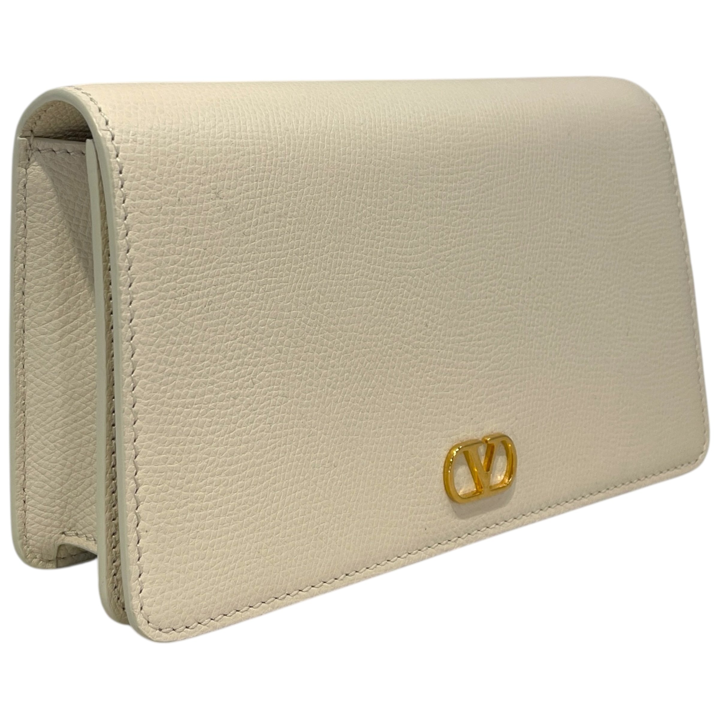 VALENTINO/Cross Body Bag/Leather/WHT/Vlogo Signature view 3