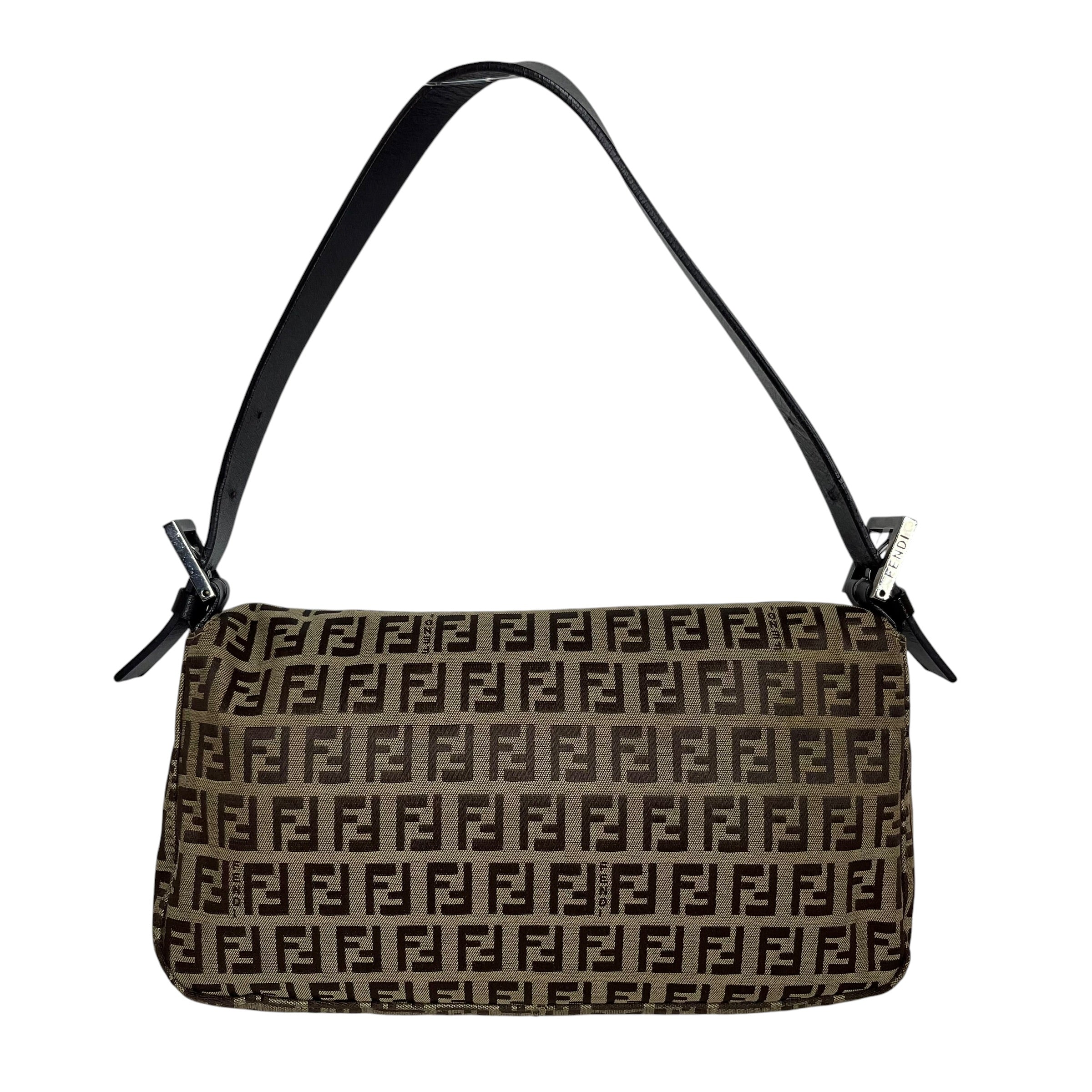 FENDI/Bag/Monogram/Cotton/BRW/ZUCCHINO FF BAGUETTE view 2