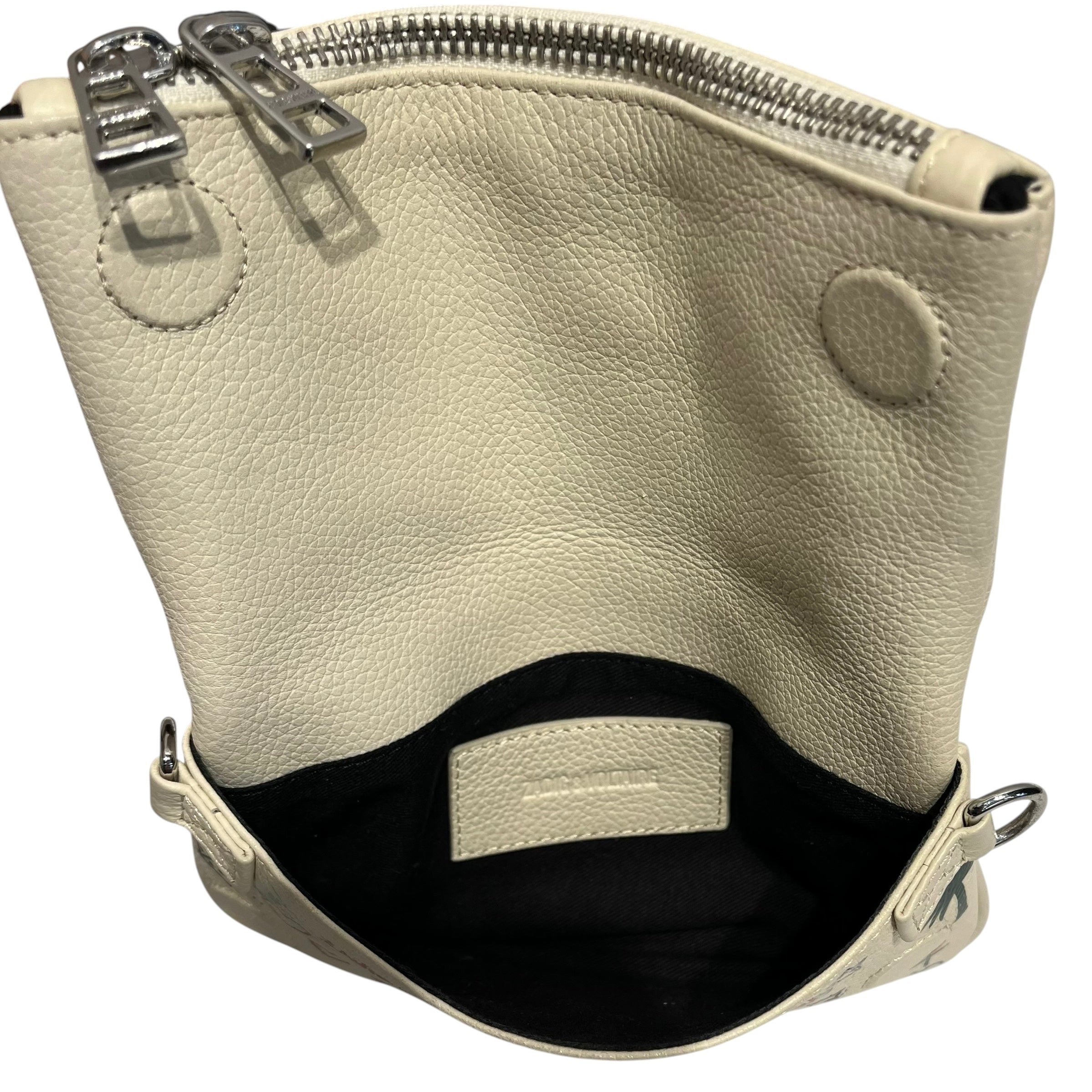 Zadig&Voltaire/Clutch Bag/Graphic/Leather/CRM/ view 5