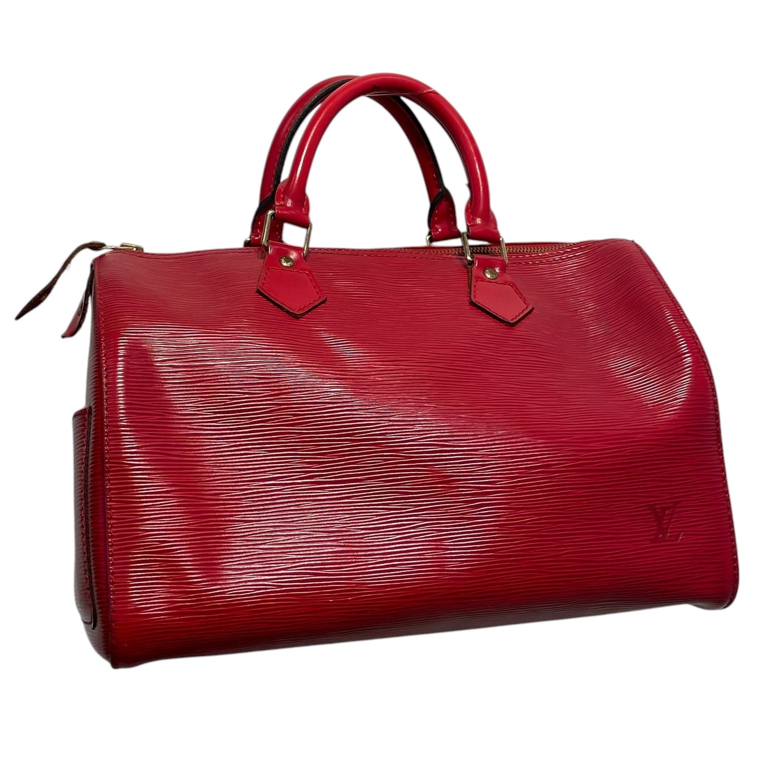 LOUIS VUITTON/Hand Bag/Leather/RED/EPI view 2