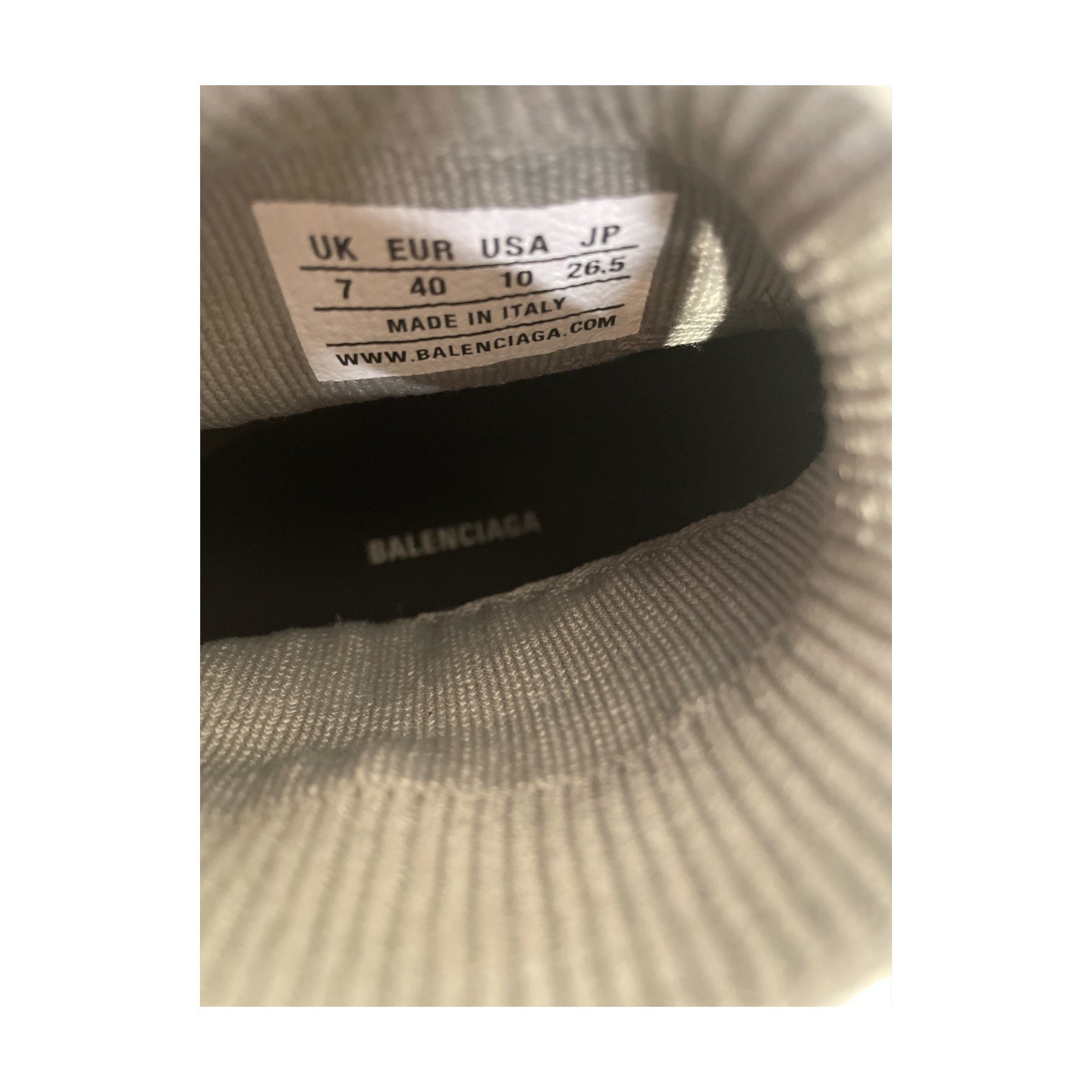 BALENCIAGA/Hi-Sneakers/US 8/GRY/BALENCIAGA SPEED 2.0 GREY view 3