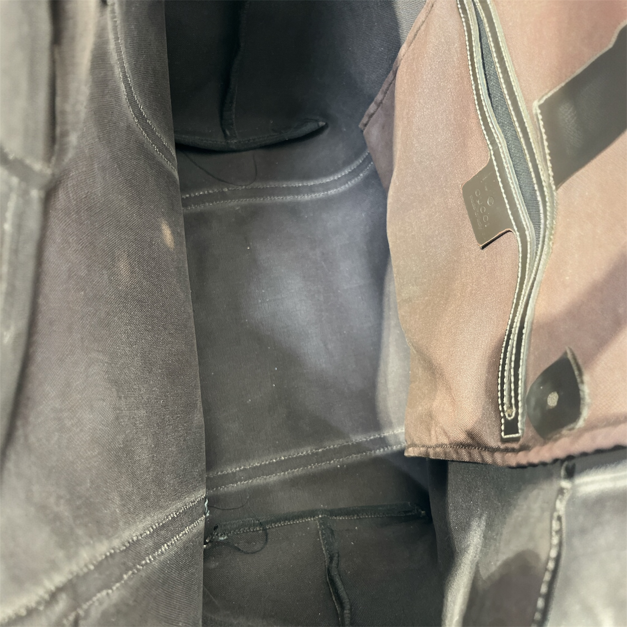 GUCCI/Tote Bag/Monogram/Leather/GRY/GG SUPREME JOY view 3