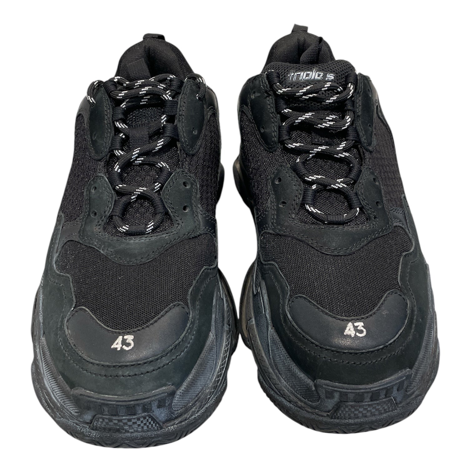 BALENCIAGA/Low-Sneakers/EU 43/BLK/TRIPLE S SNEAKER view 4