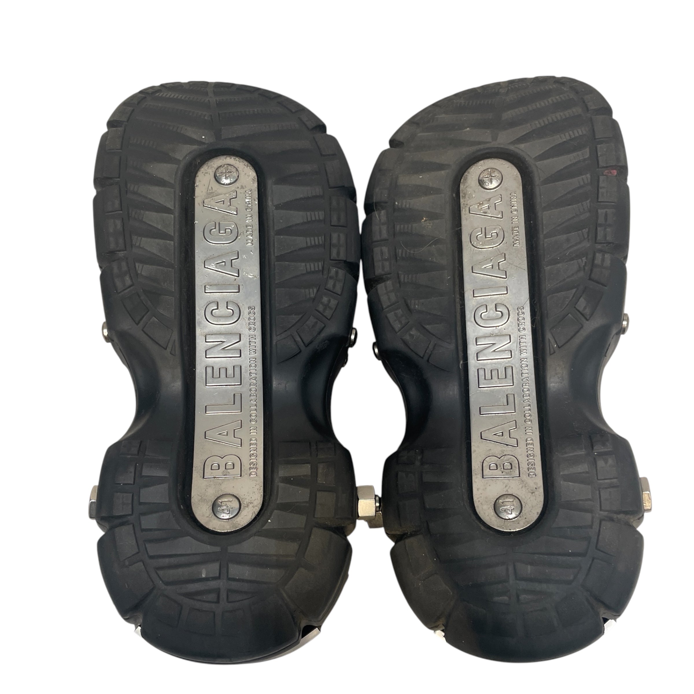 BALENCIAGA/Shoes/EU 41/BLK/Balenciaga Crocs view 5