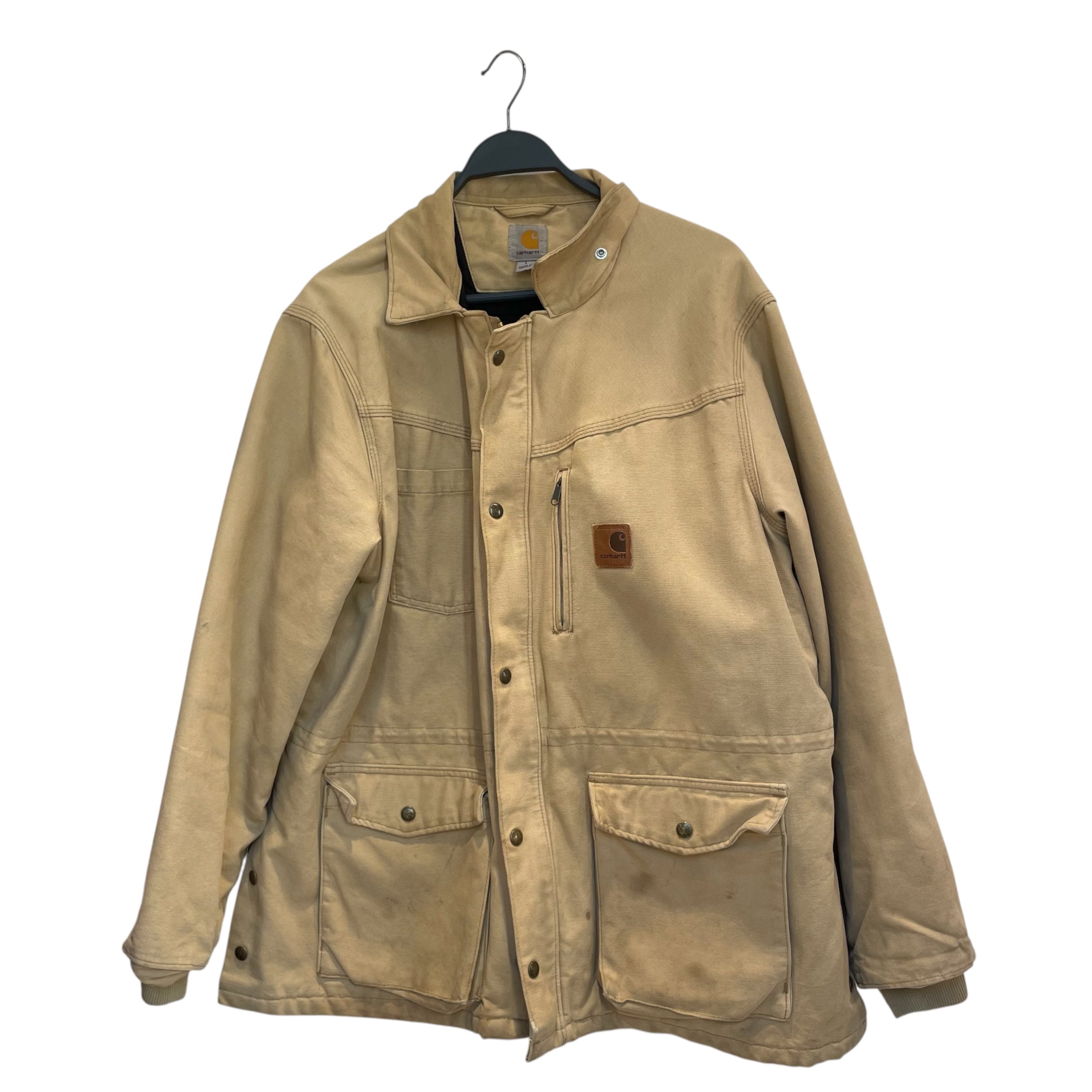 Carhartt/Denim Jkt/L/Denim/CRM/OVERSIZE/LARG POCKETS view 1