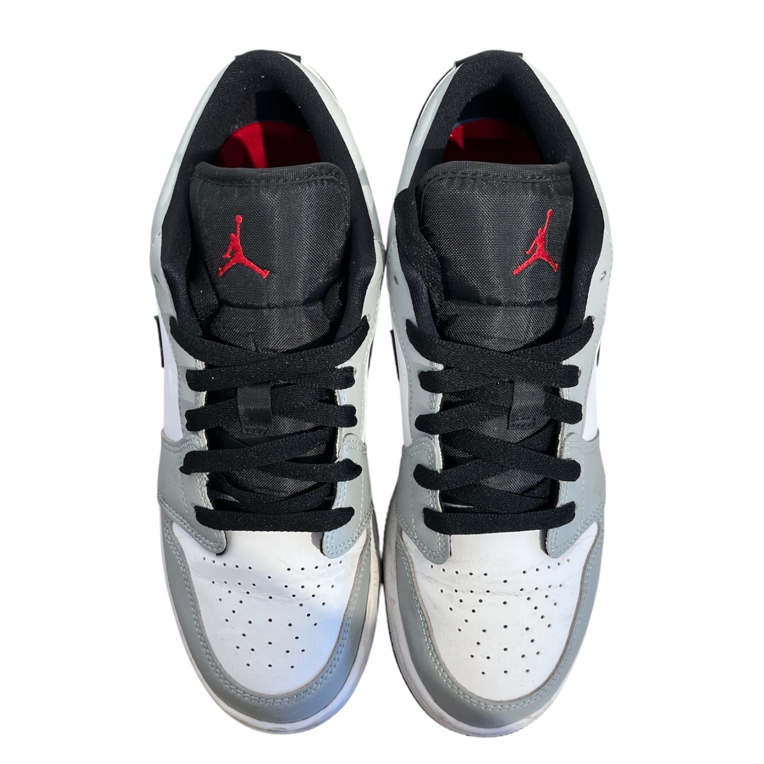 JORDAN BRAND/Low-Sneakers/US 6.5/Leather/SLV/jordan 1 low view 4