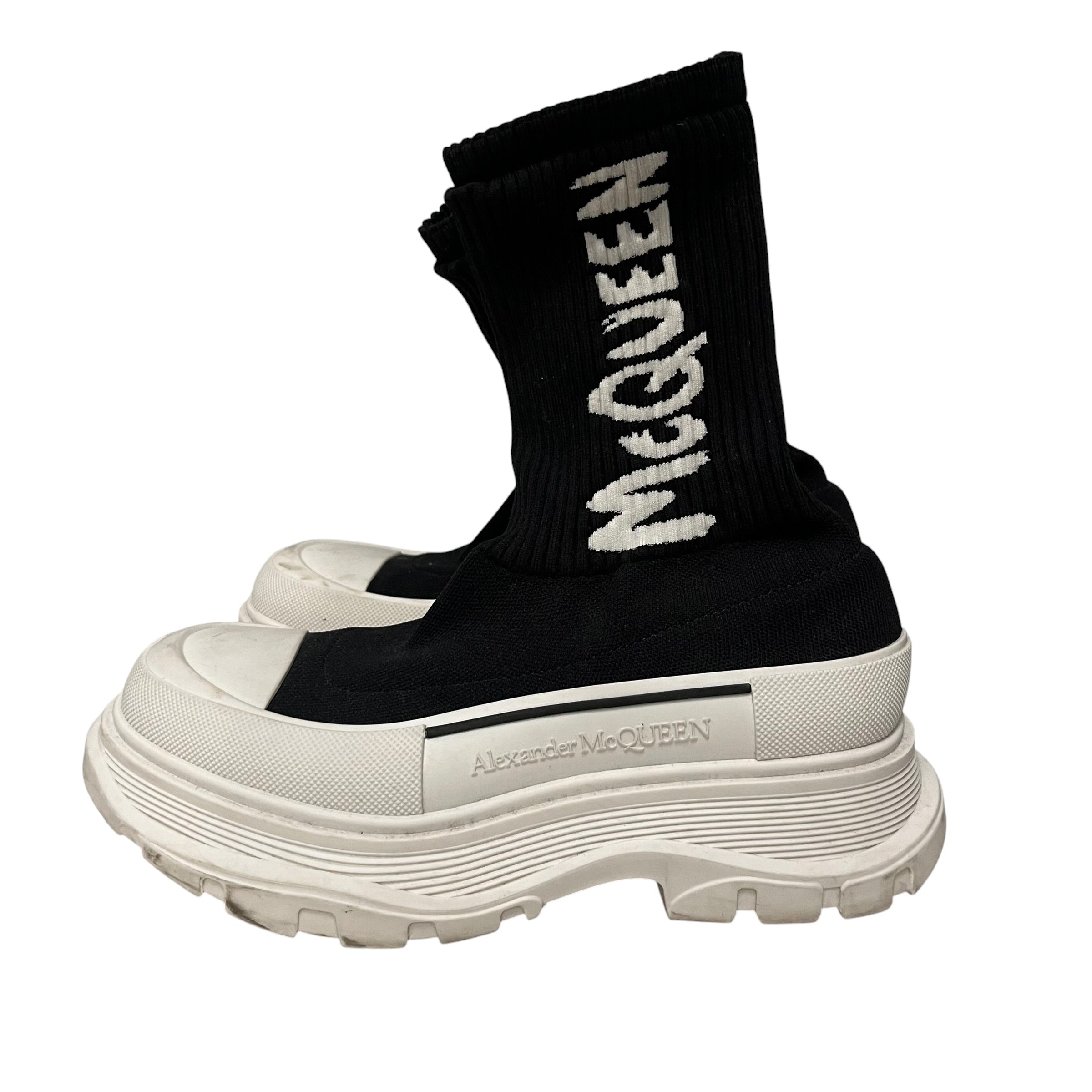 Alexander McQueen/Hi-Sneakers/alexand mcqueen sock platform view 3