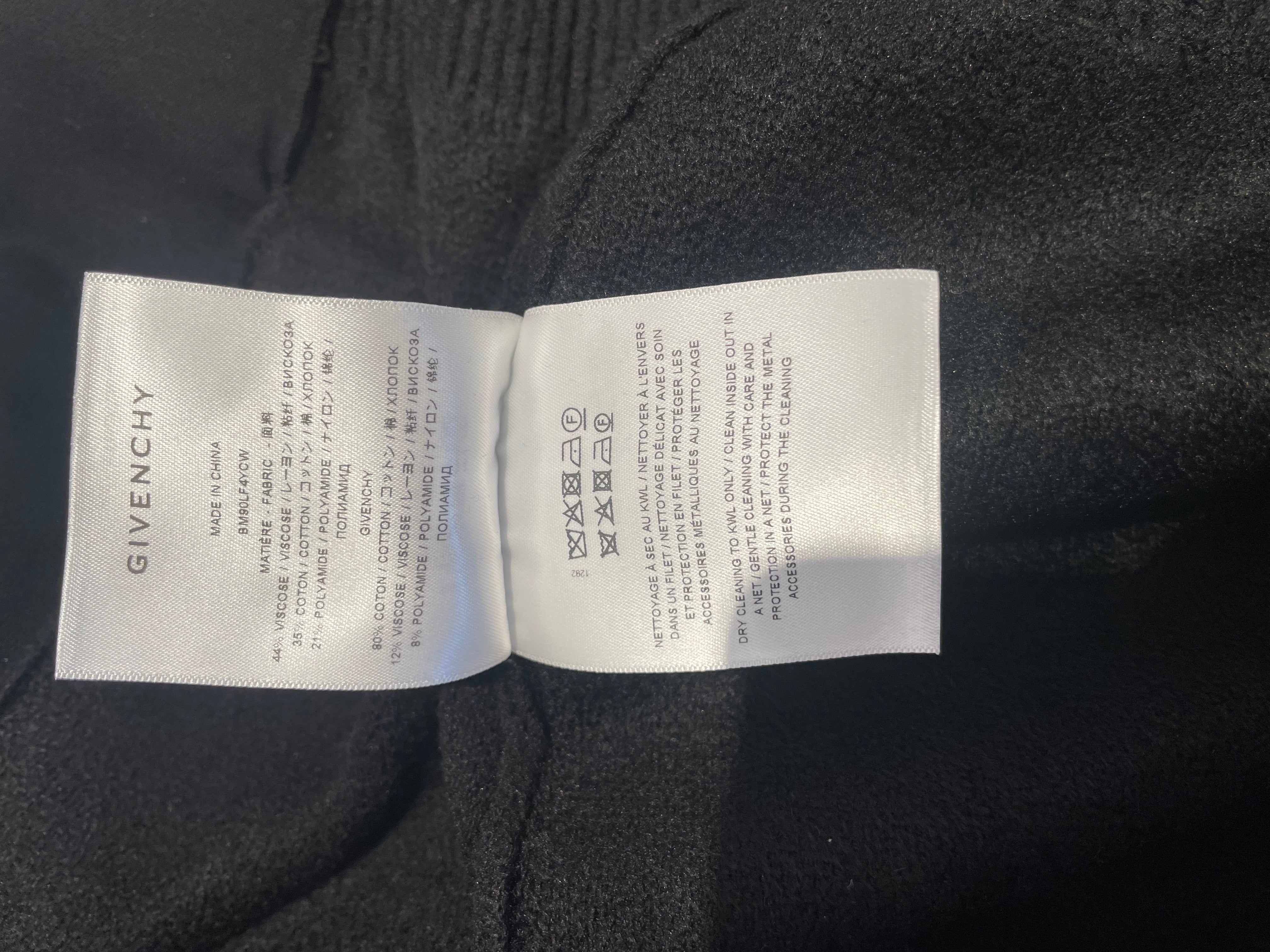 GIVENCHY/Windbreaker/S/Cotton/BLK/VELVET ZIP UP view 5
