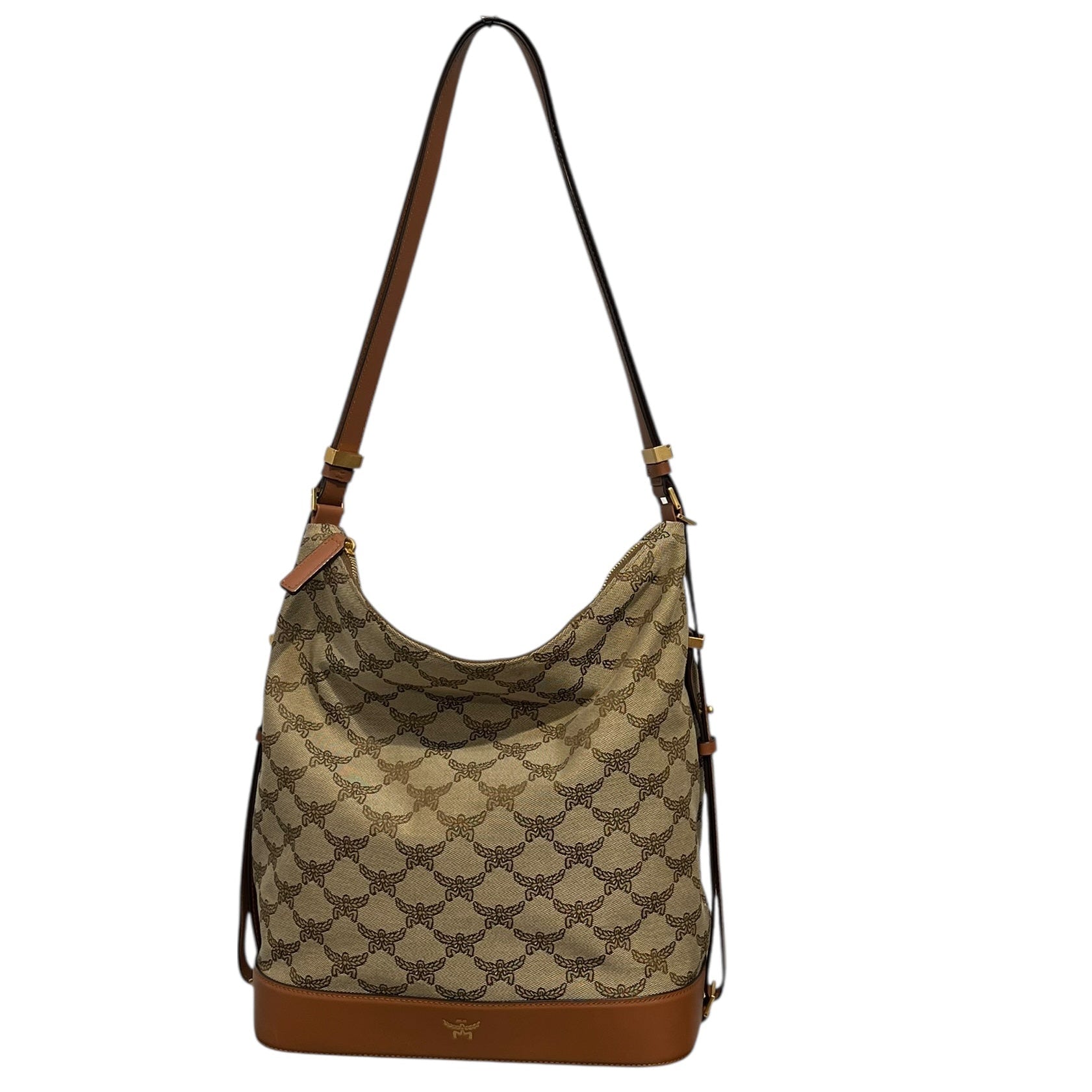 MCM/Tote Bag/Monogram/Cotton/BEG/HIMMEL TOTE SHOULDER BAG view 2