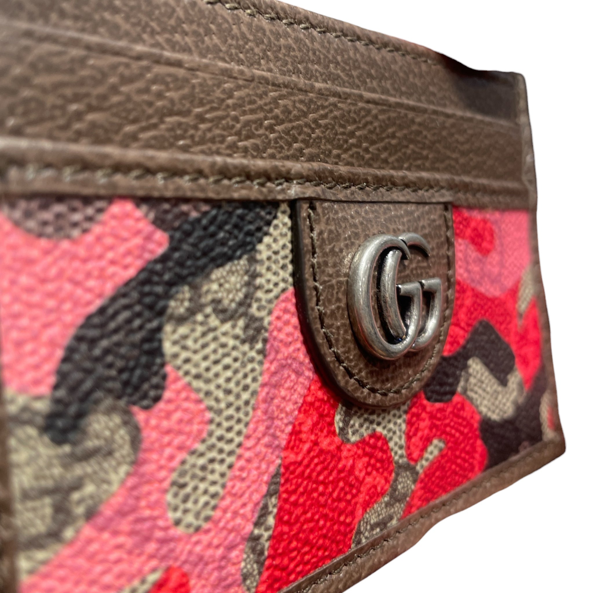 GUCCI/Wallet/Camouflage/Leather/PNK/L's/ICON CARDHOLDER view 6