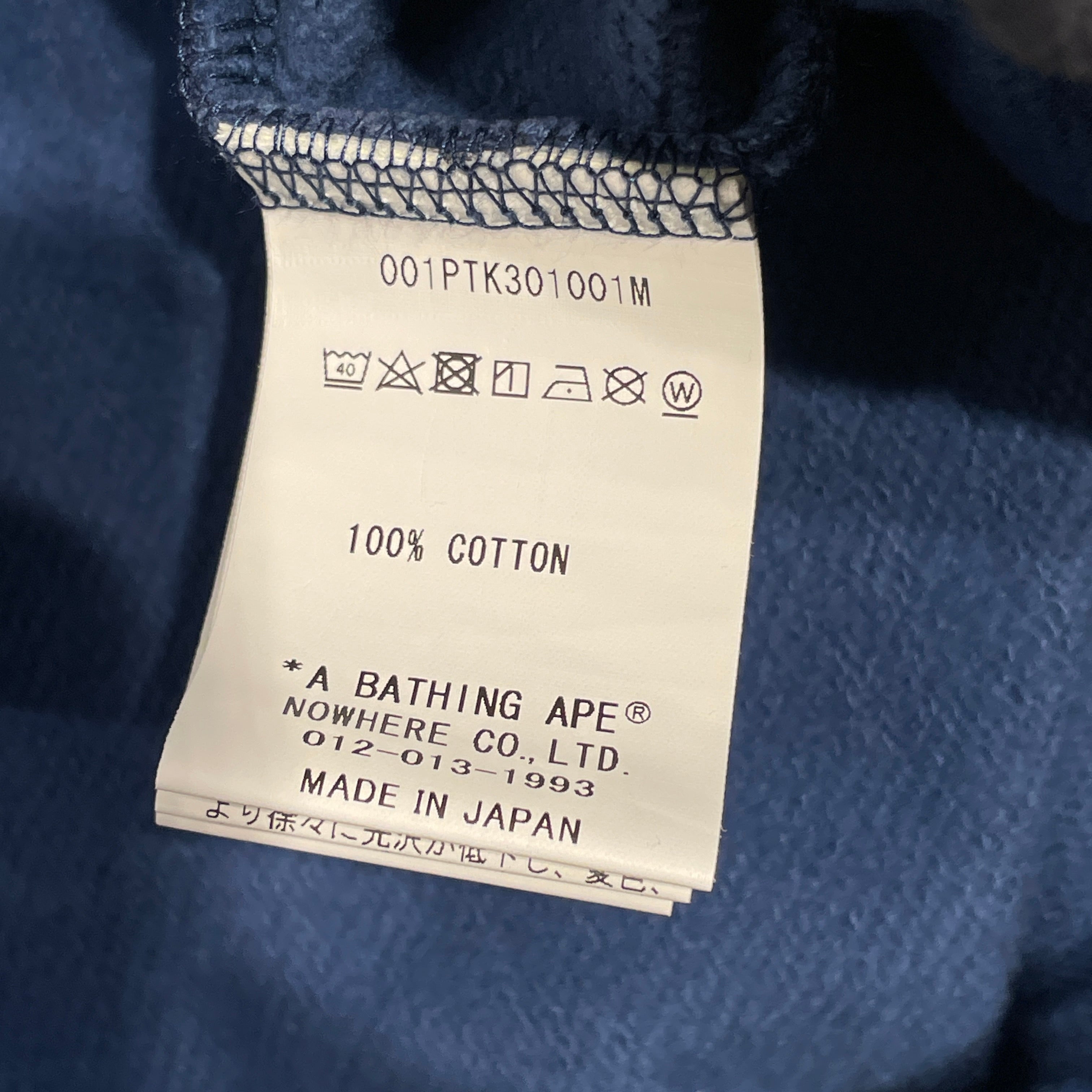 A BATHING APE/Pants/XXL/Cotton/BLU/Camouflage/ view 3