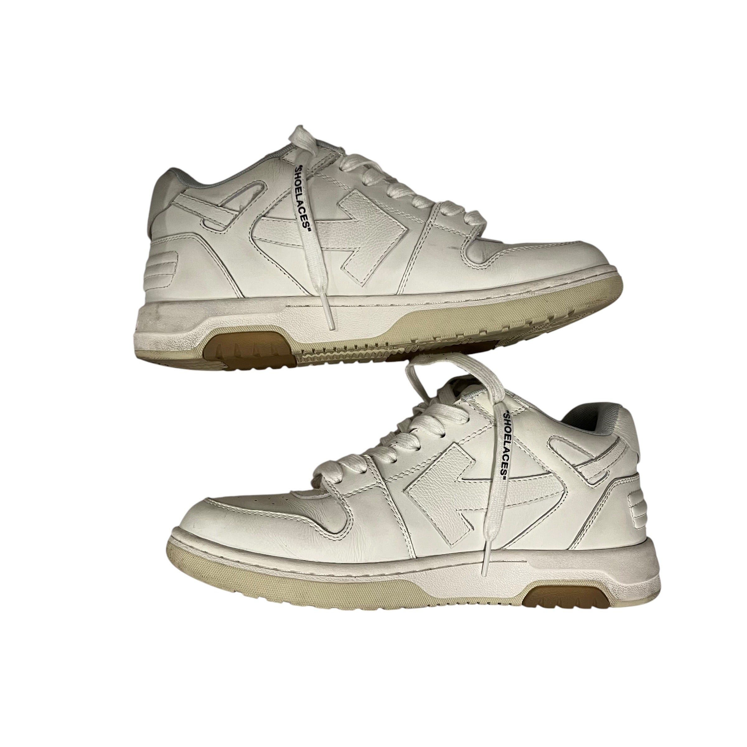 OFF-WHITE/Low-Sneakers/EU 40/Leather/WHT/for walking view 4