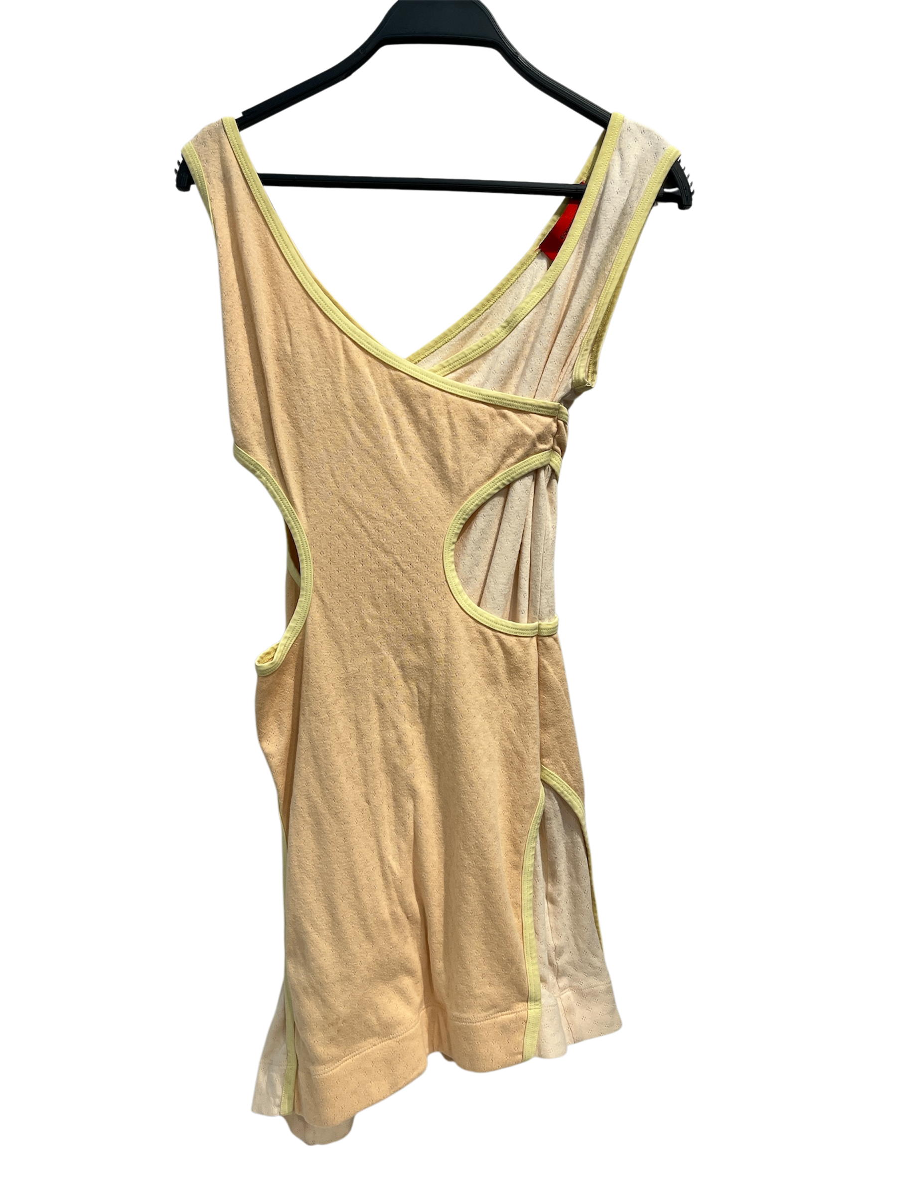 ECKHAUS LATTA/Cut & Sew/S/Cotton/ORN/LAYERED TANK YELLOW TRIM view 1