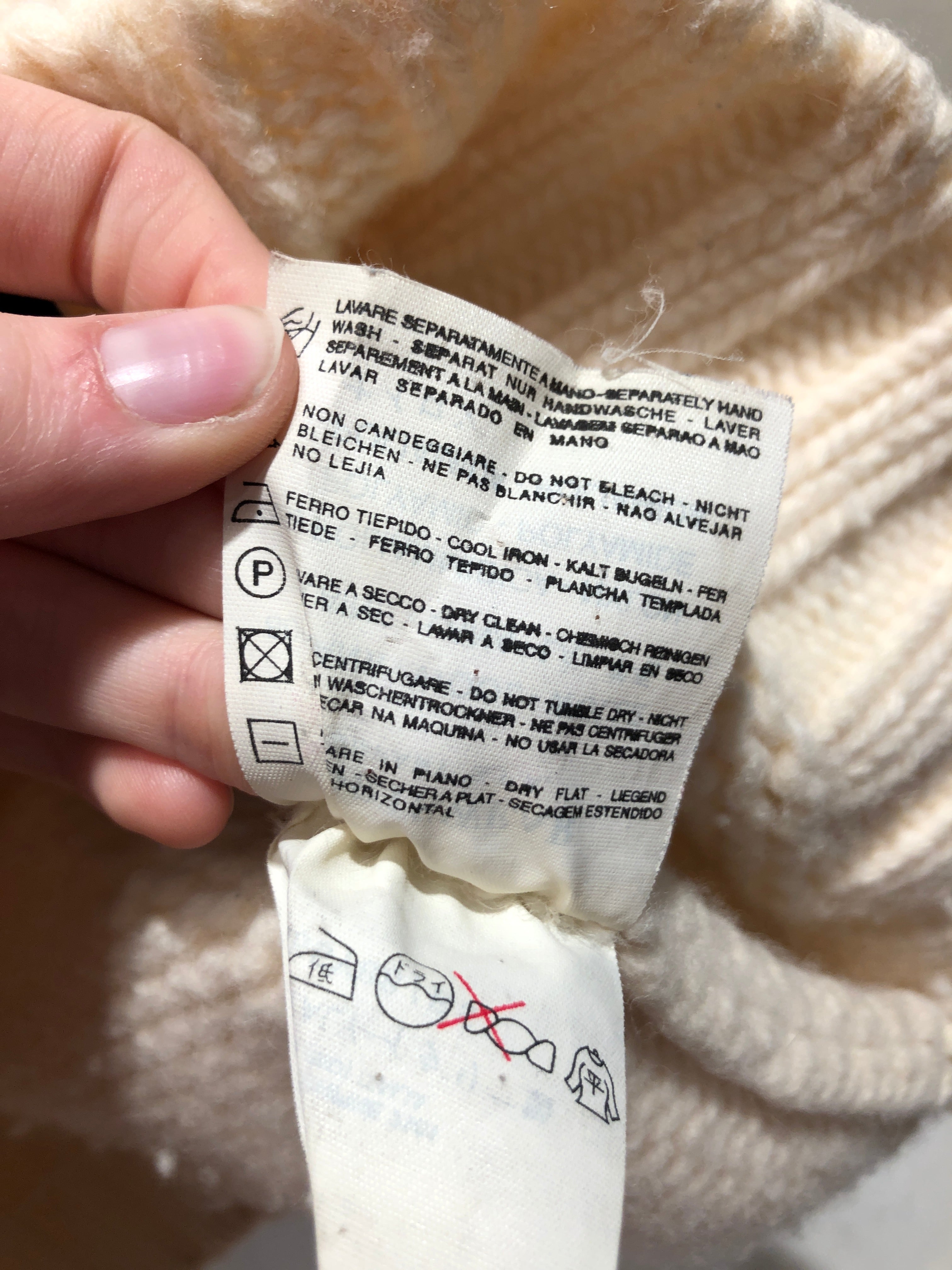 STONE ISLAND/Heavy Sweater/XXL/Wool/WHT/ view 6